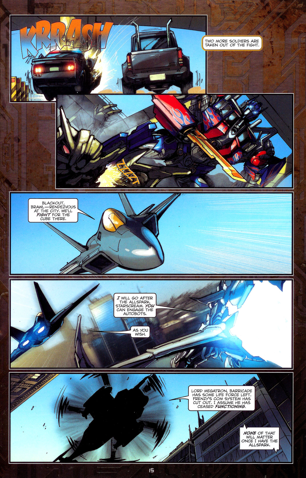Read online Transformers: The Reign of Starscream comic -  Issue #1 - 18