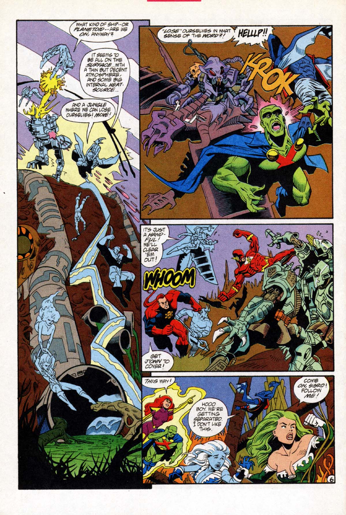 Read online Justice League America comic -  Issue #102 - 7