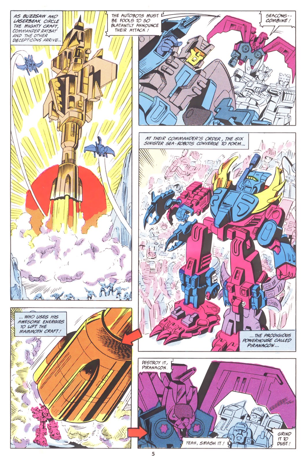 Read online The Transformers (UK) comic -  Issue #206 - 5