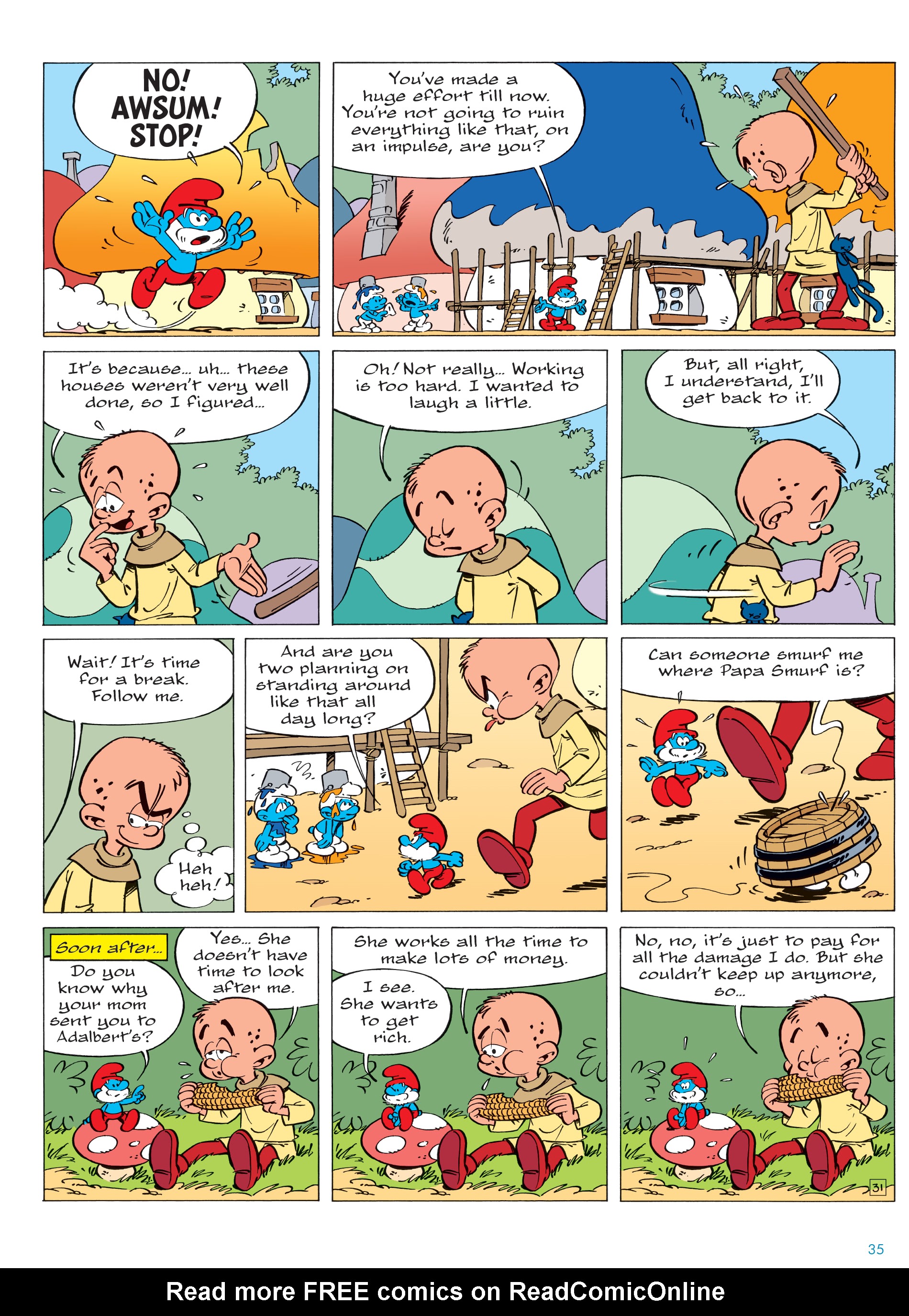 Read online The Smurfs Tales comic -  Issue # TPB 1 (Part 1) - 36