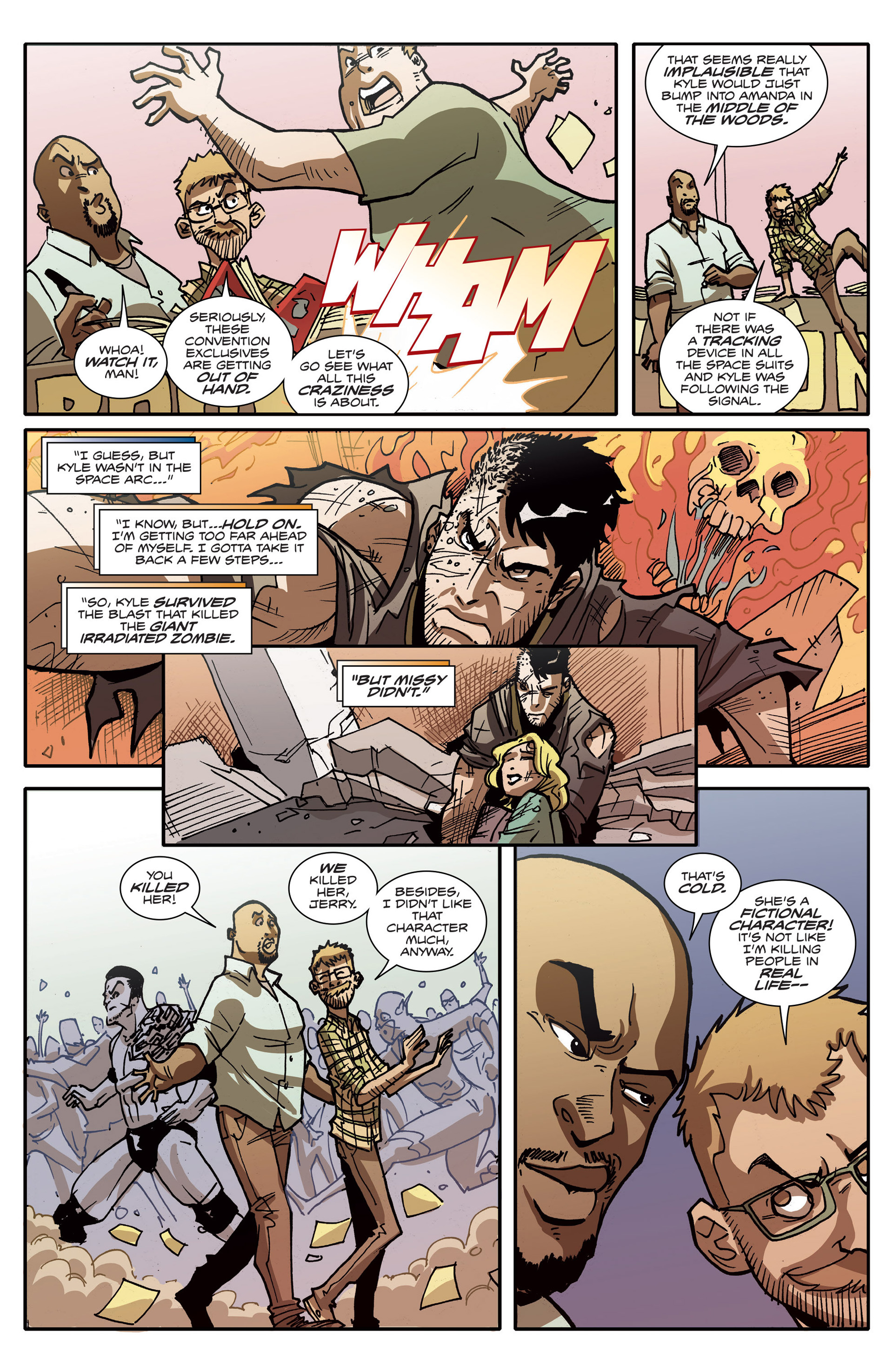 Read online Fanboys vs. Zombies comic -  Issue #20 - 13