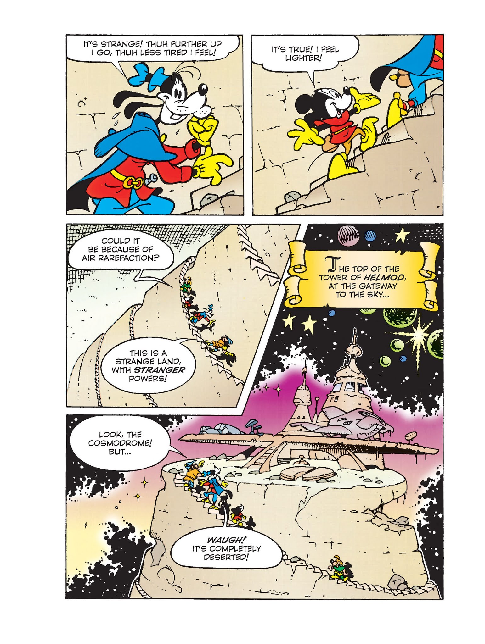 Read online Mickey Mouse and the Sleeping Beauty in the Stars comic -  Issue #2 - 4