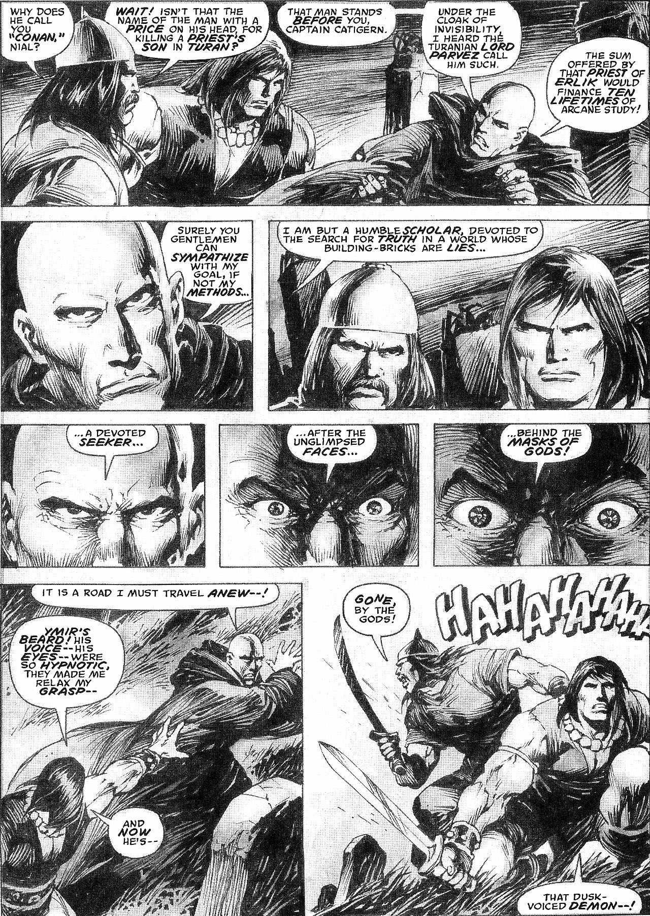 Read online The Savage Sword Of Conan comic -  Issue #210 - 9