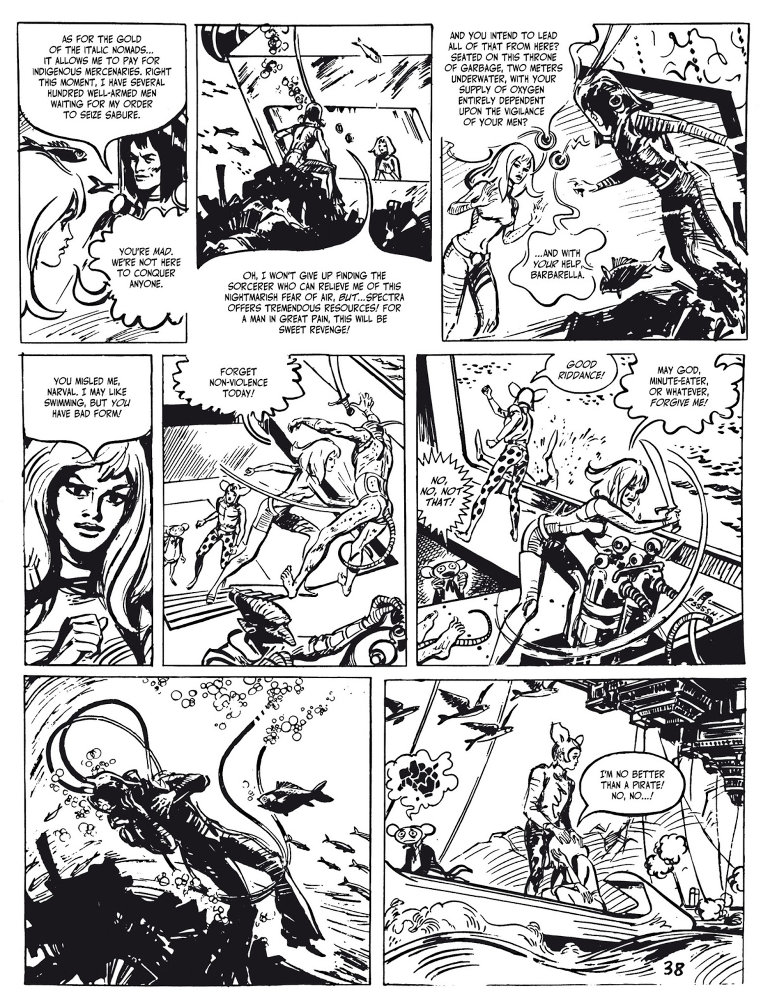 Read online Barbarella and The Wrath of the Minute-Eater comic -  Issue # TPB - 43