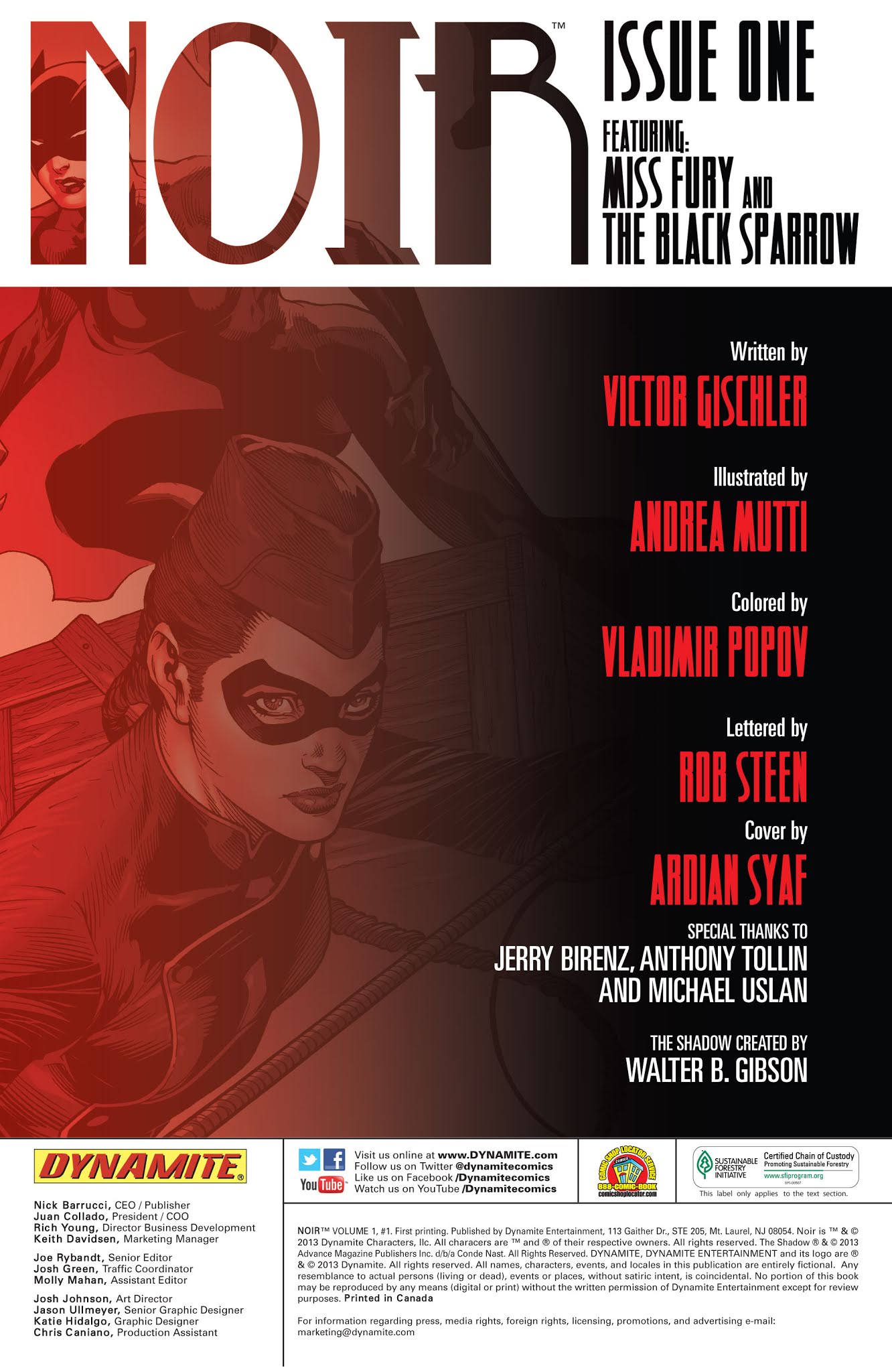 Read online Noir comic -  Issue #1 - 2