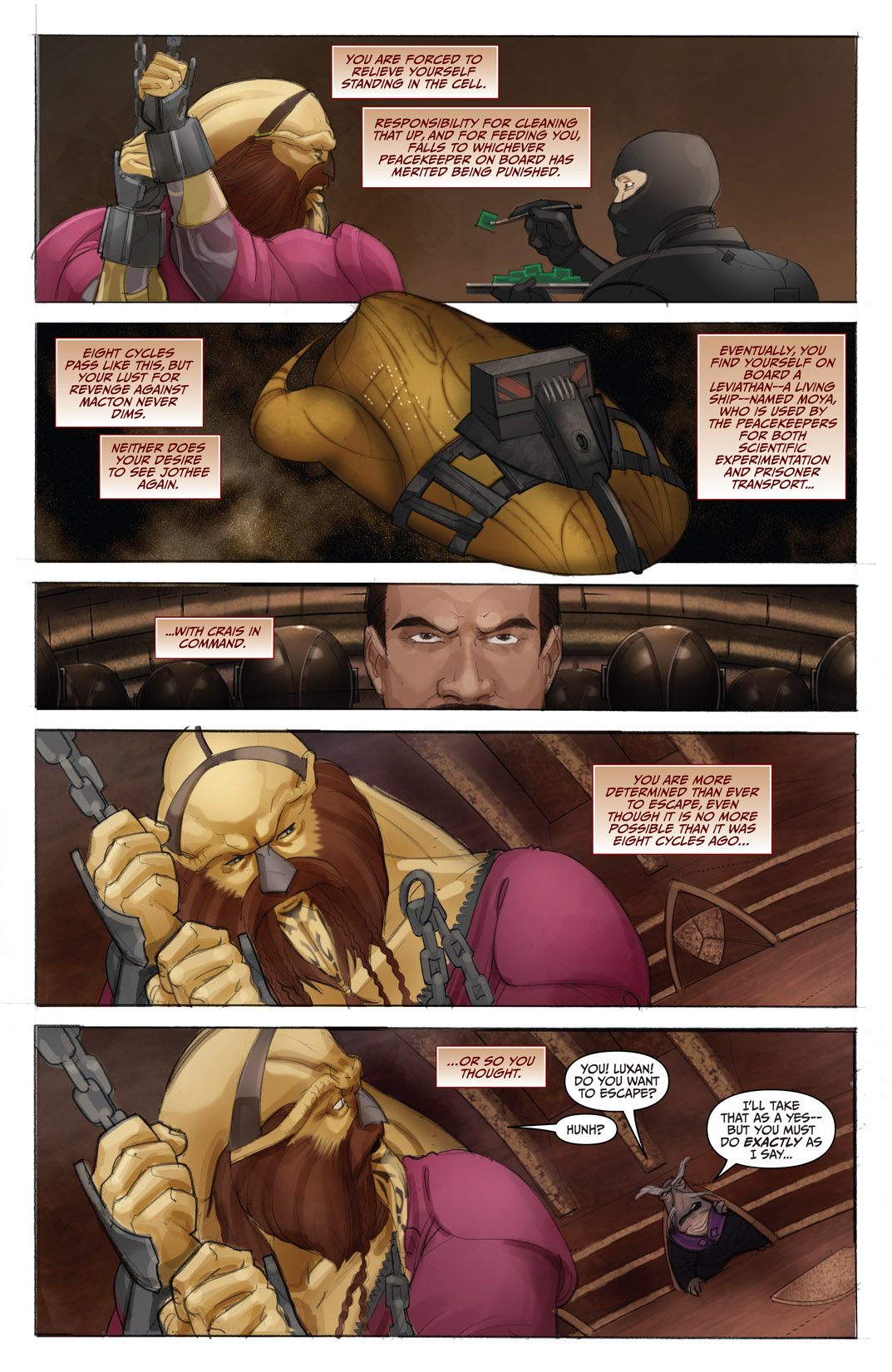 Read online Farscape: D'Argo's Trial comic -  Issue #4 - 23