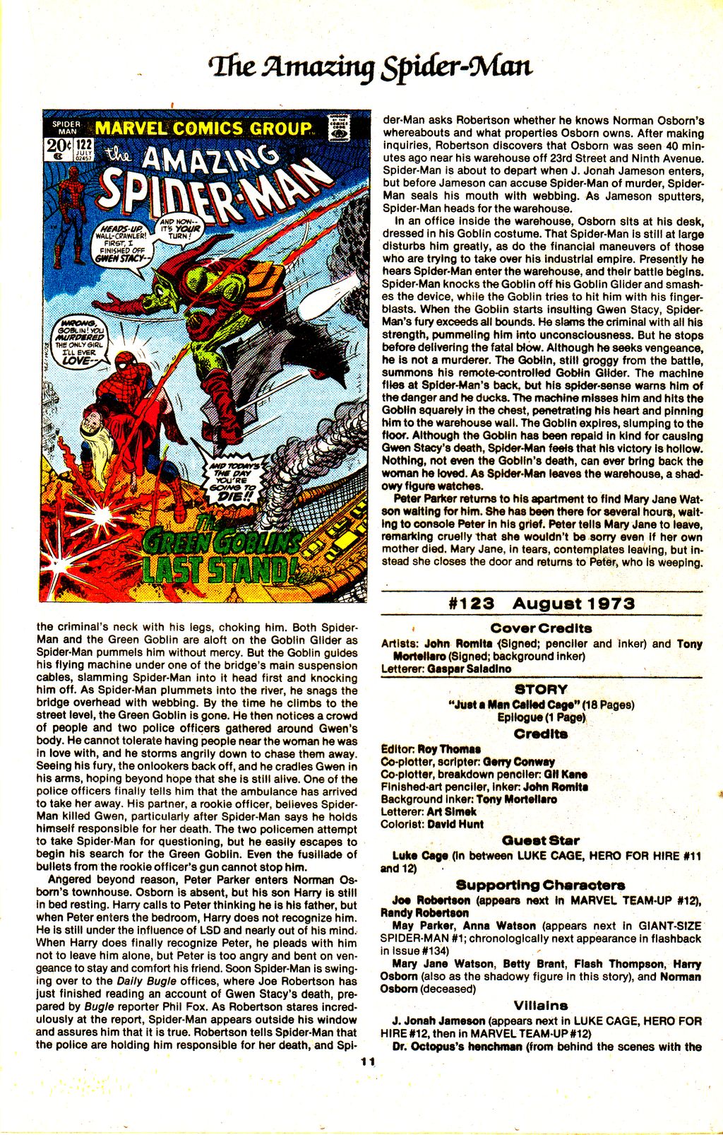 Read online The Official Marvel Index to The Amazing Spider-Man comic -  Issue #5 - 13