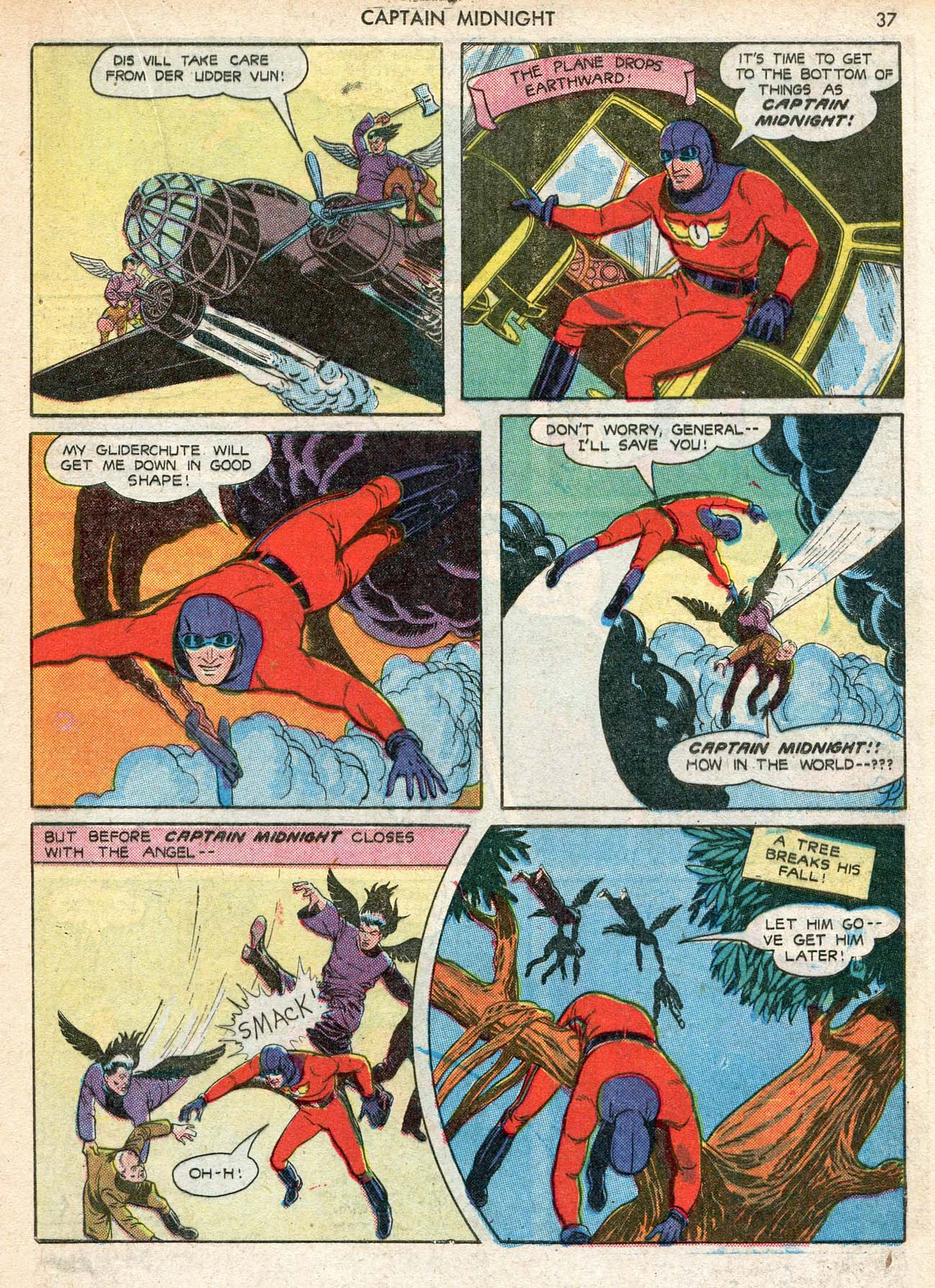 Read online Captain Midnight (1942) comic -  Issue #12 - 37