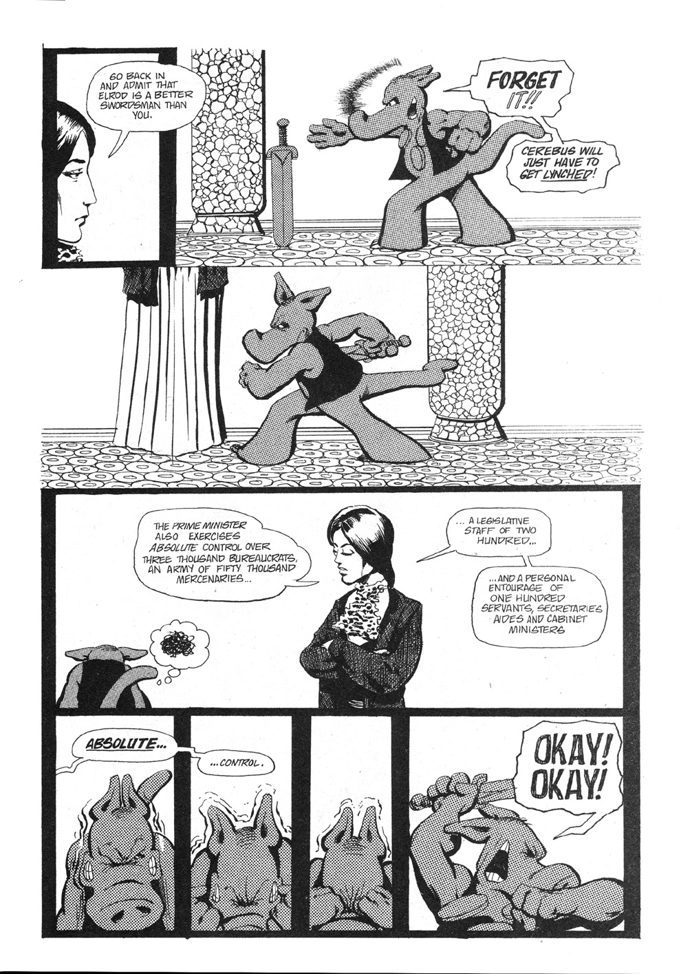 Read online Cerebus comic -  Issue #38 - 21