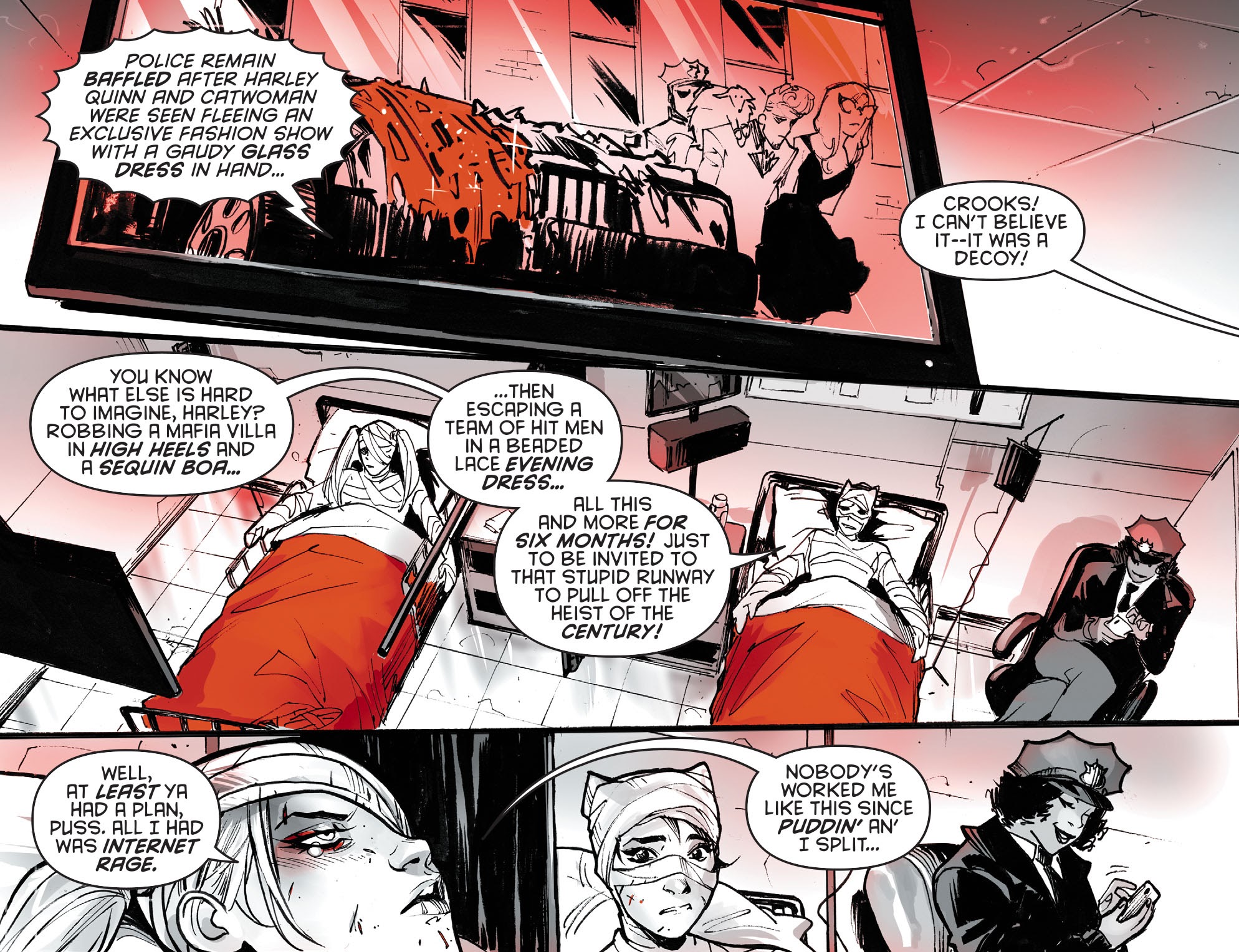 Read online Harley Quinn Black   White   Red comic -  Issue #2 - 22