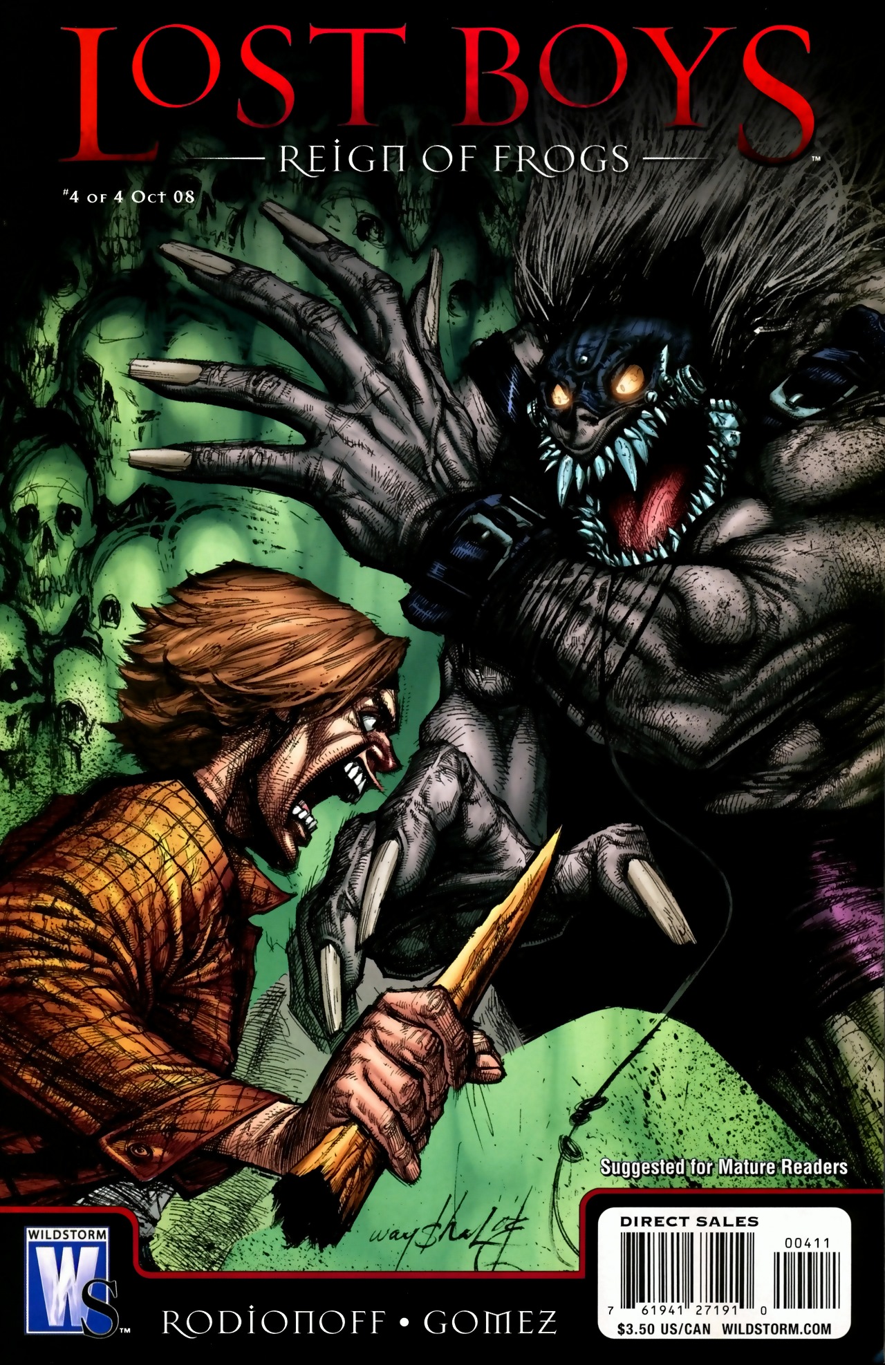 Read online Lost Boys: Reign of Frogs comic -  Issue #4 - 1