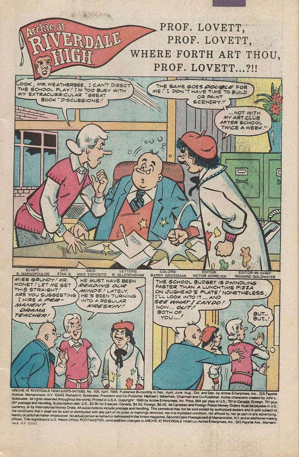 Read online Archie at Riverdale High (1972) comic -  Issue #108 - 3