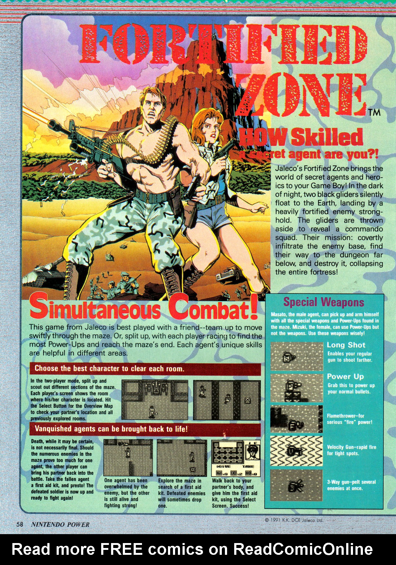 Read online Nintendo Power comic -  Issue #25 - 64