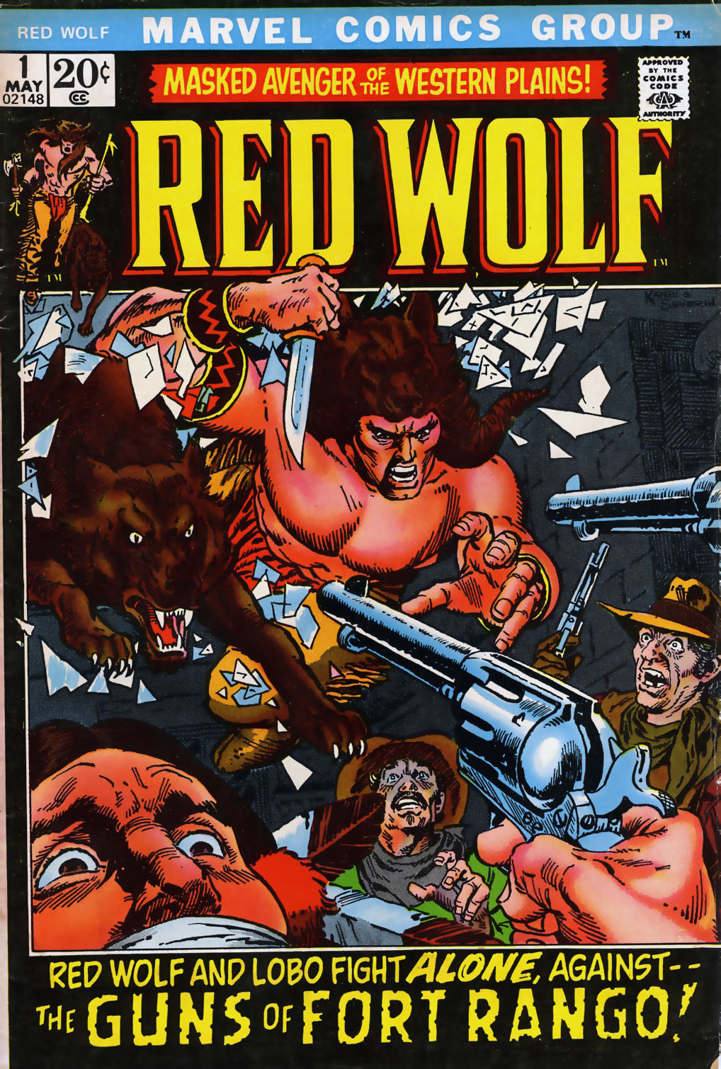 Read online Red Wolf (1972) comic -  Issue #1 - 1