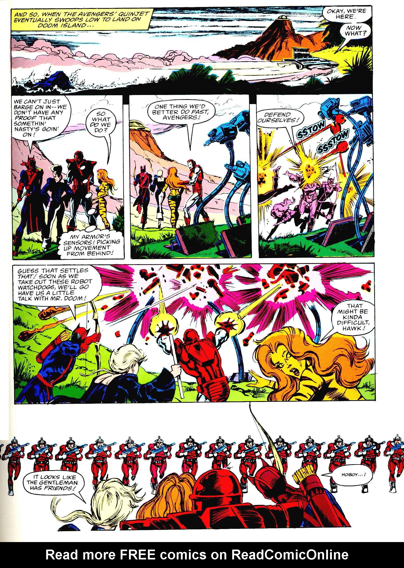 Read online Marvel Graphic Novel comic -  Issue #27 - Avengers - Emperor Doom - 22