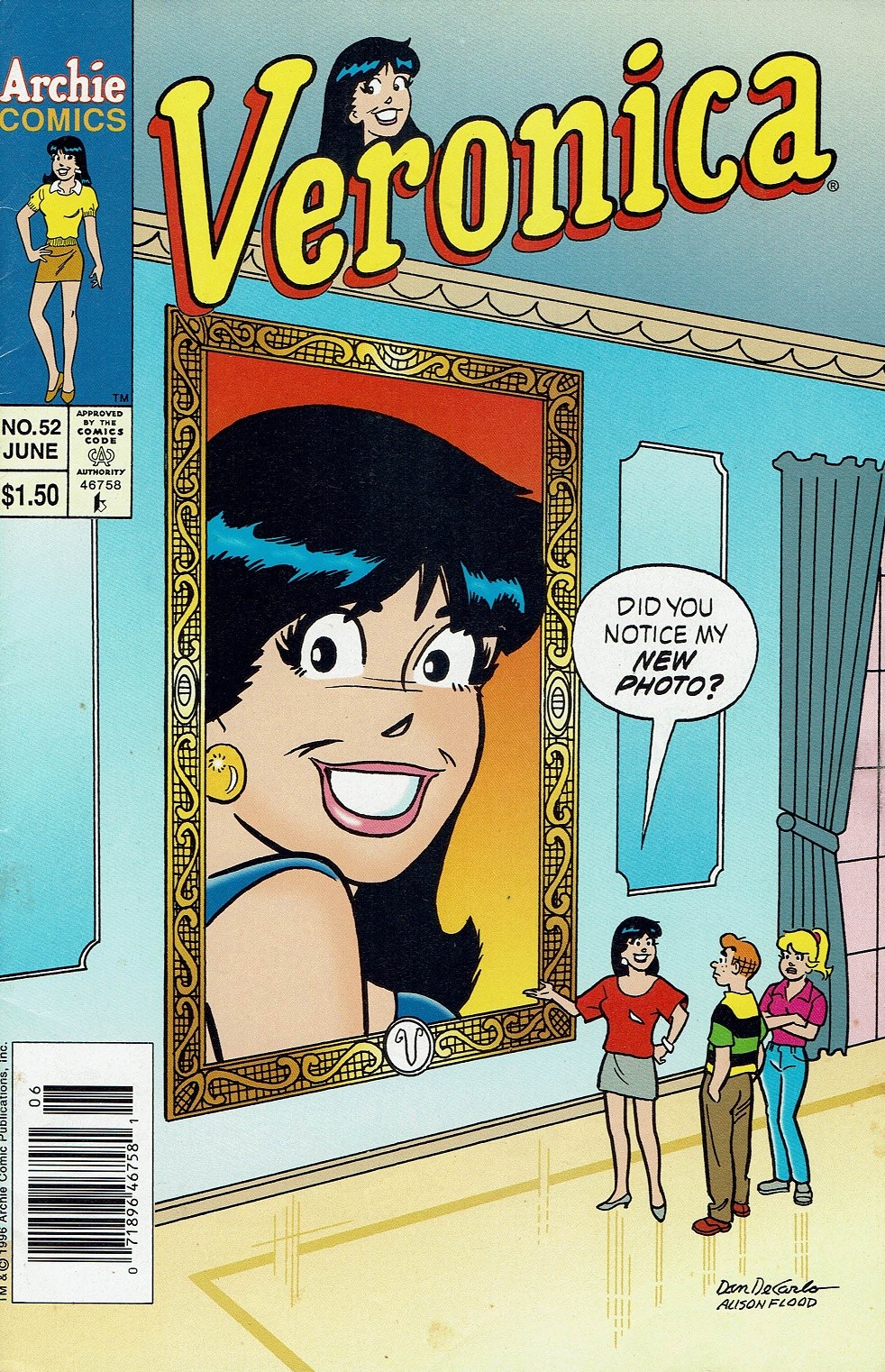 Read online Veronica comic -  Issue #52 - 1