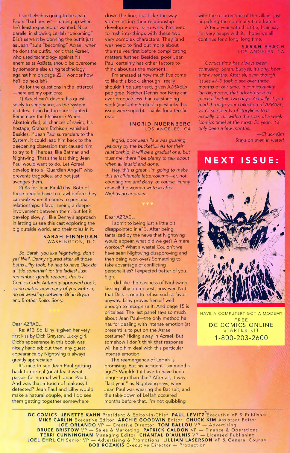 Read online Azrael (1995) comic -  Issue #18 - 25