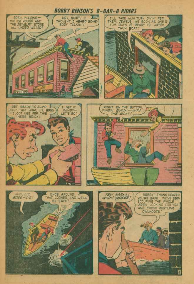 Read online Bobby Benson's B-Bar-B Riders comic -  Issue #12 - 31