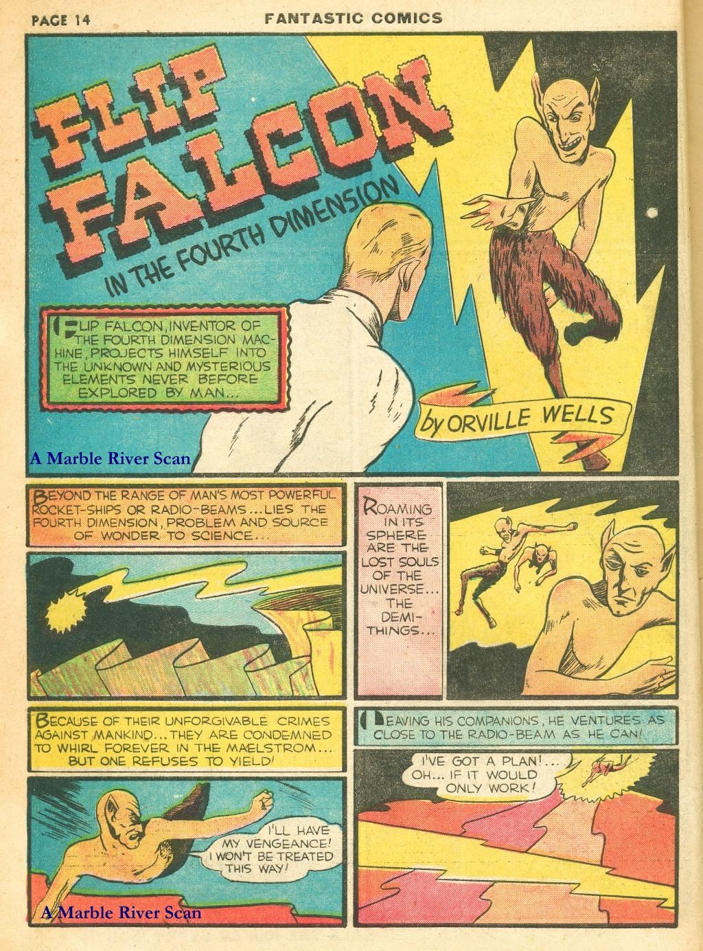 Read online Fantastic Comics comic -  Issue #12 - 16