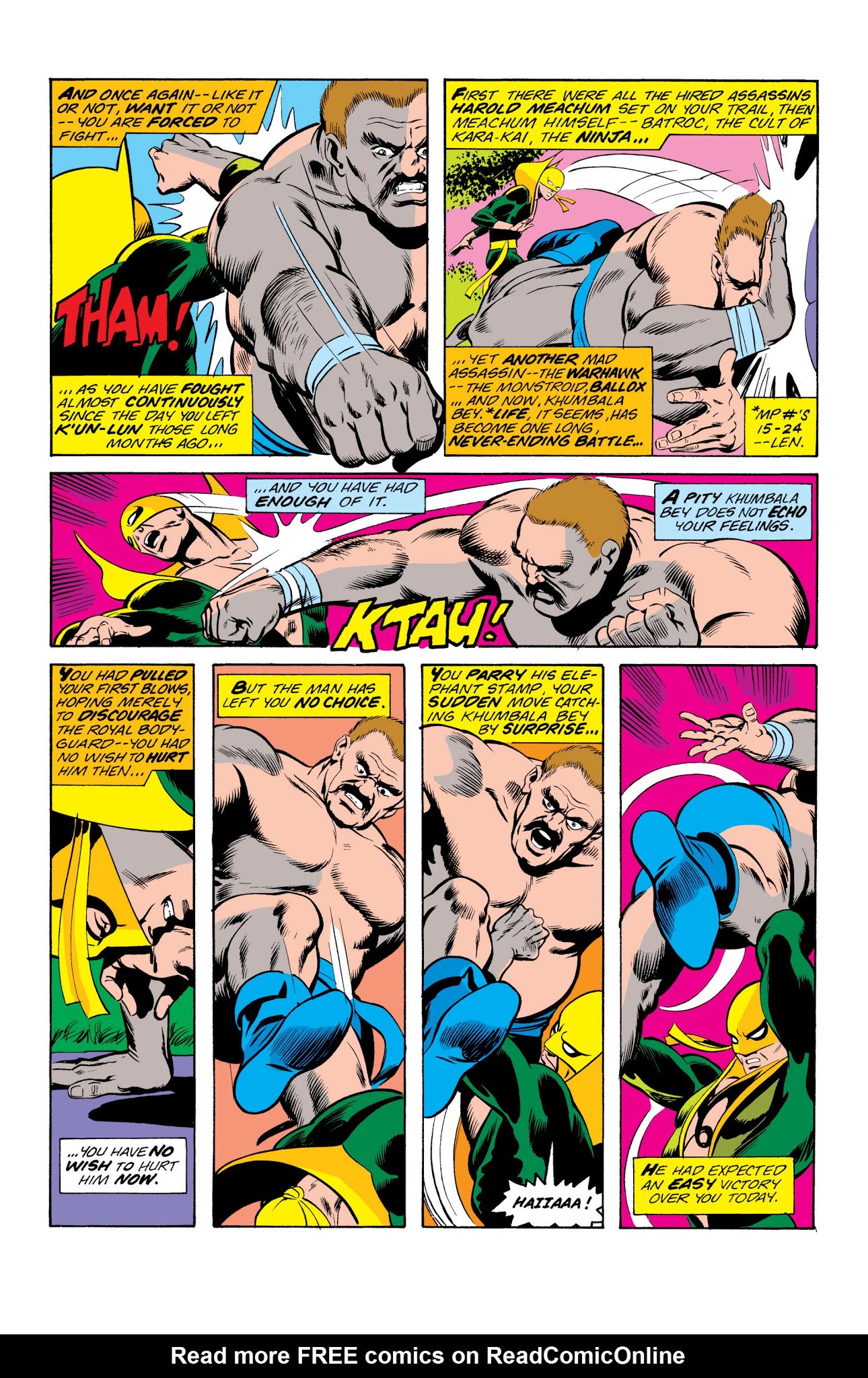 Read online Marvel Masterworks: Iron Fist comic -  Issue # TPB 1 (Part 2) - 95