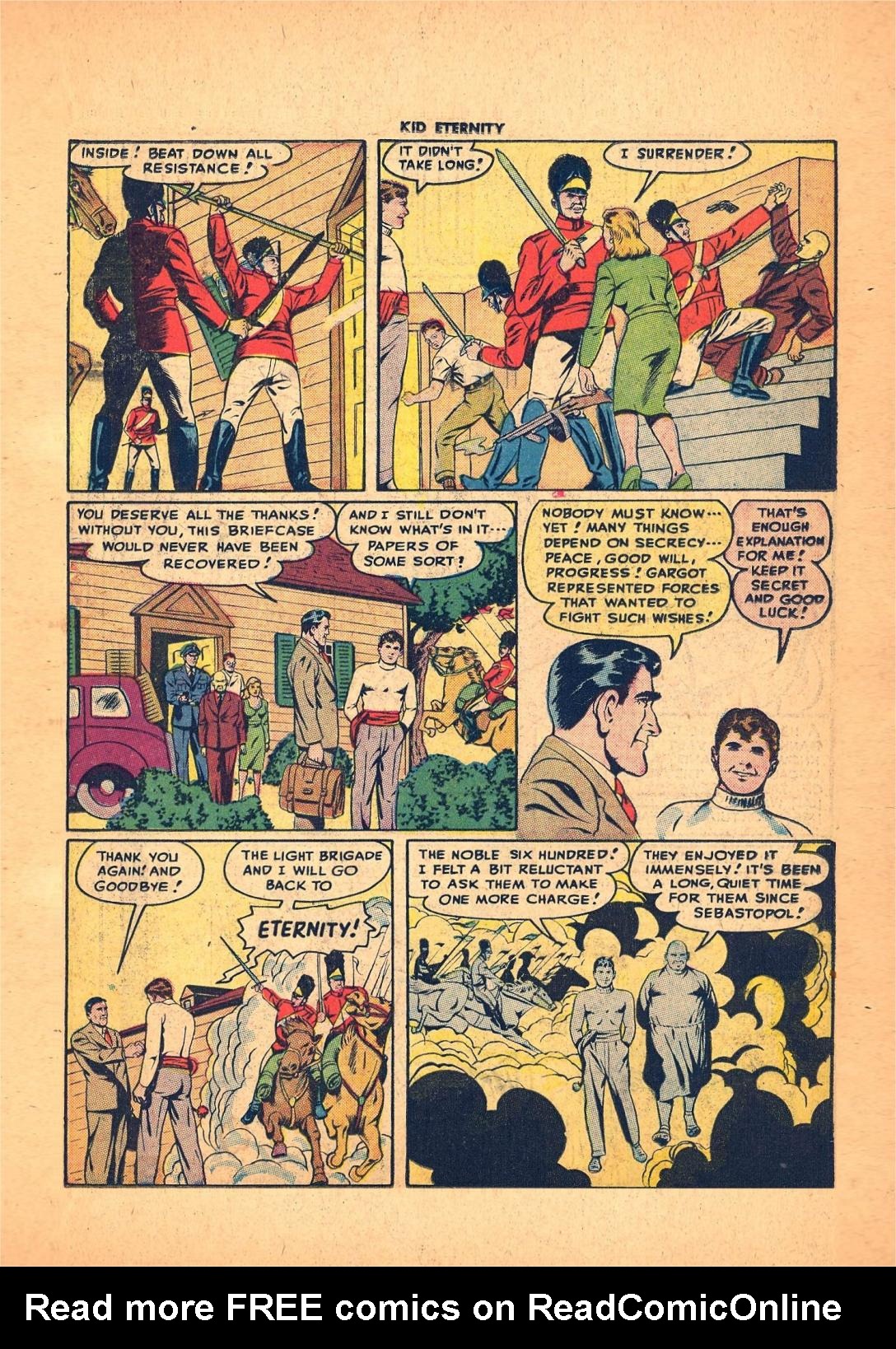 Read online Kid Eternity (1946) comic -  Issue #7 - 25