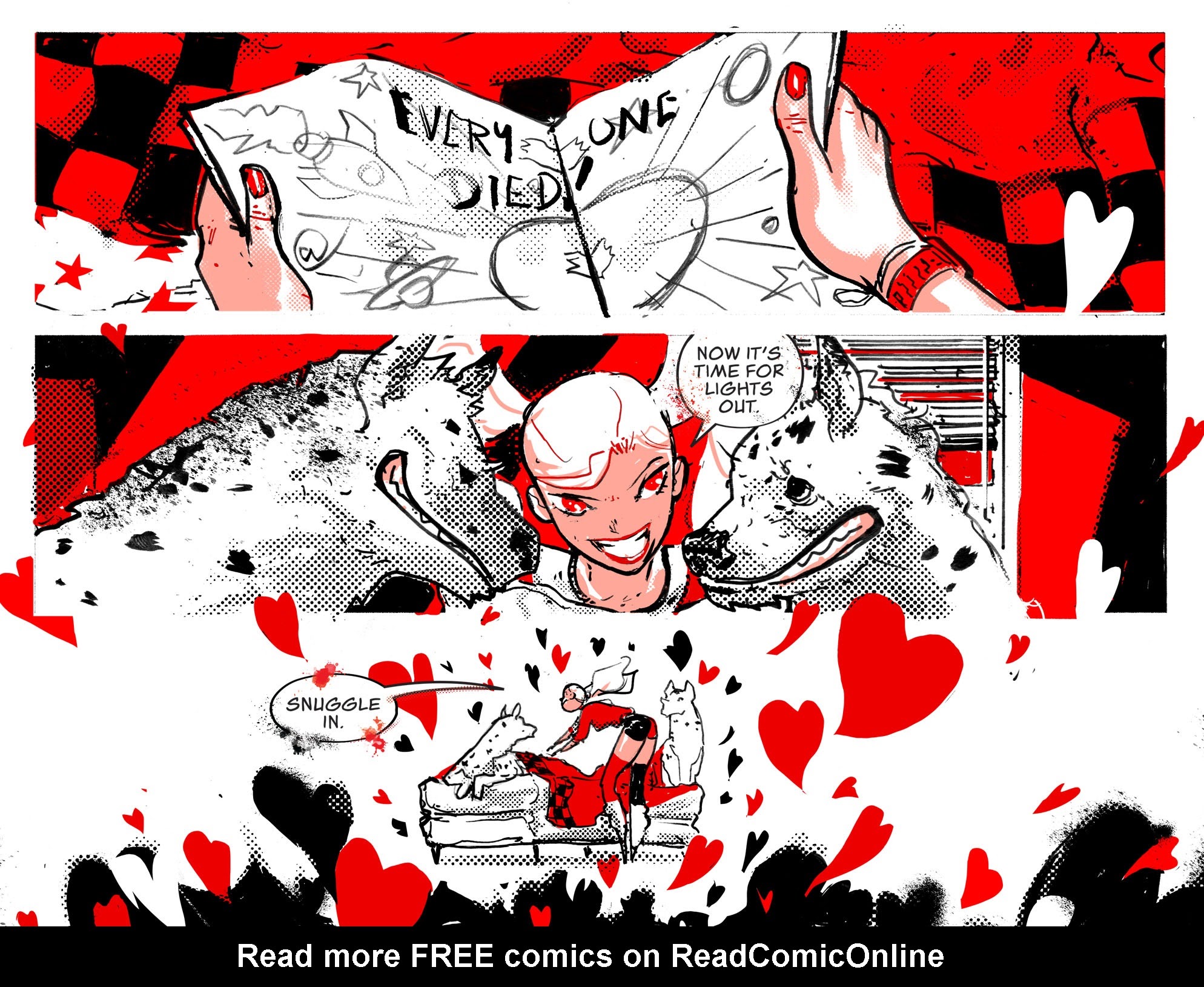 Read online Harley Quinn Black   White   Red comic -  Issue #5 - 22