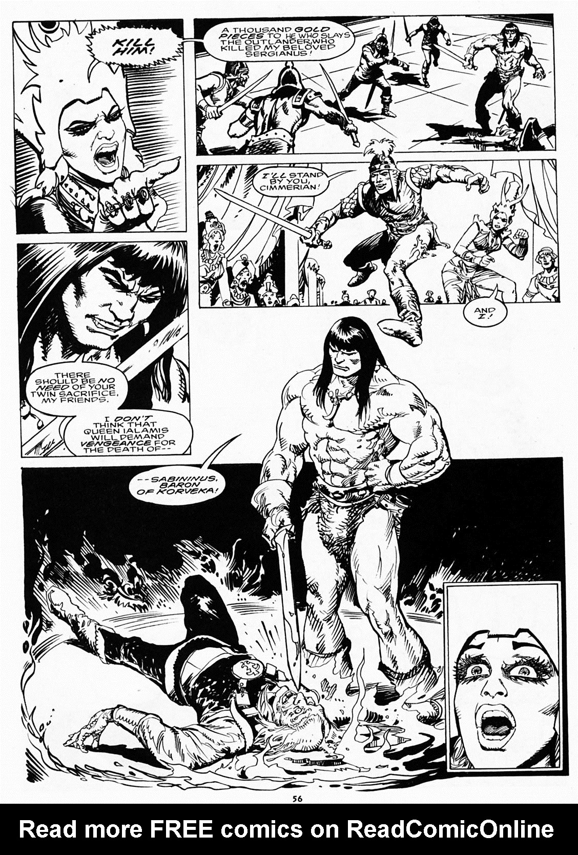 Read online The Savage Sword Of Conan comic -  Issue #218 - 54