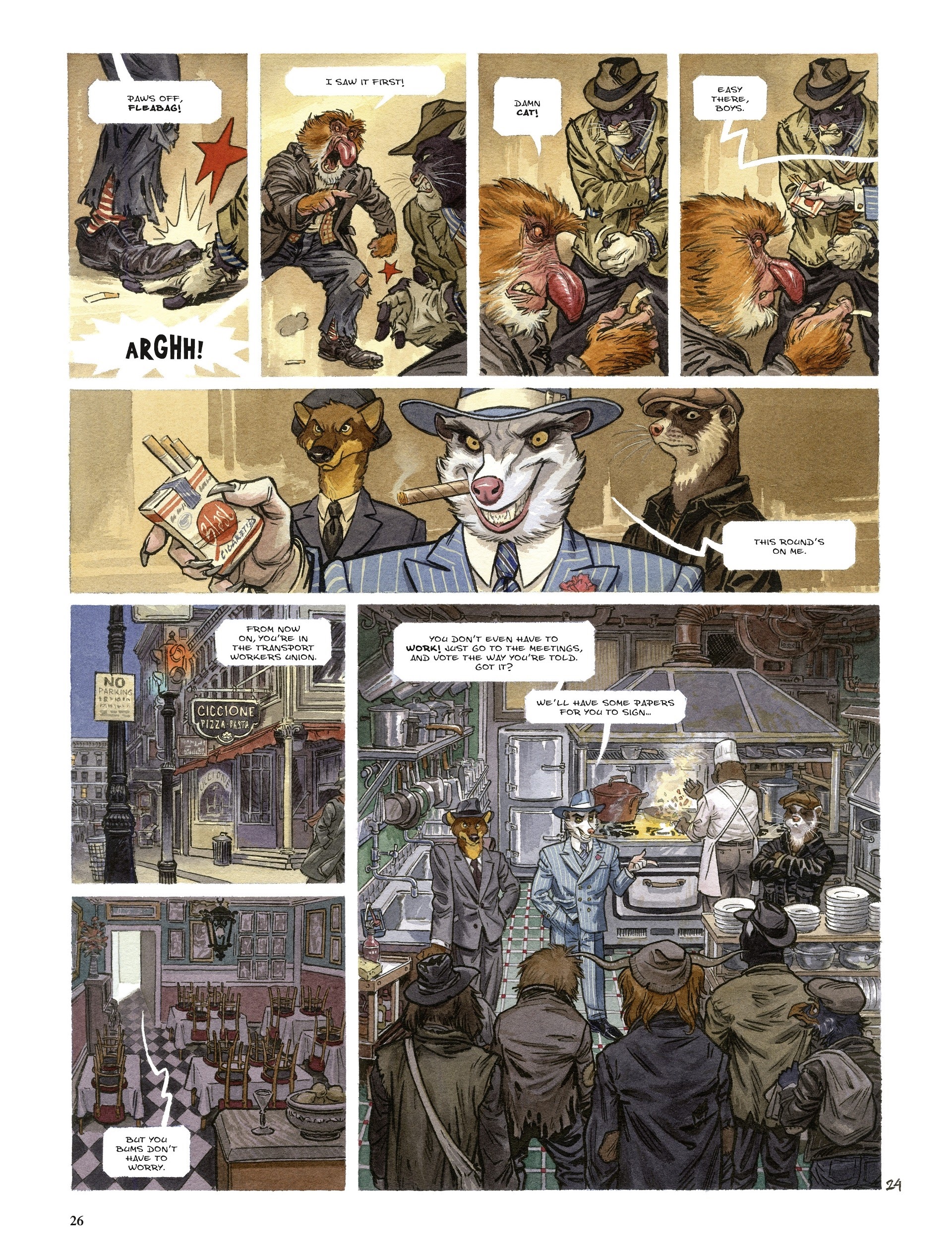 Read online Blacksad: They All Fall Down comic -  Issue #1 - 26