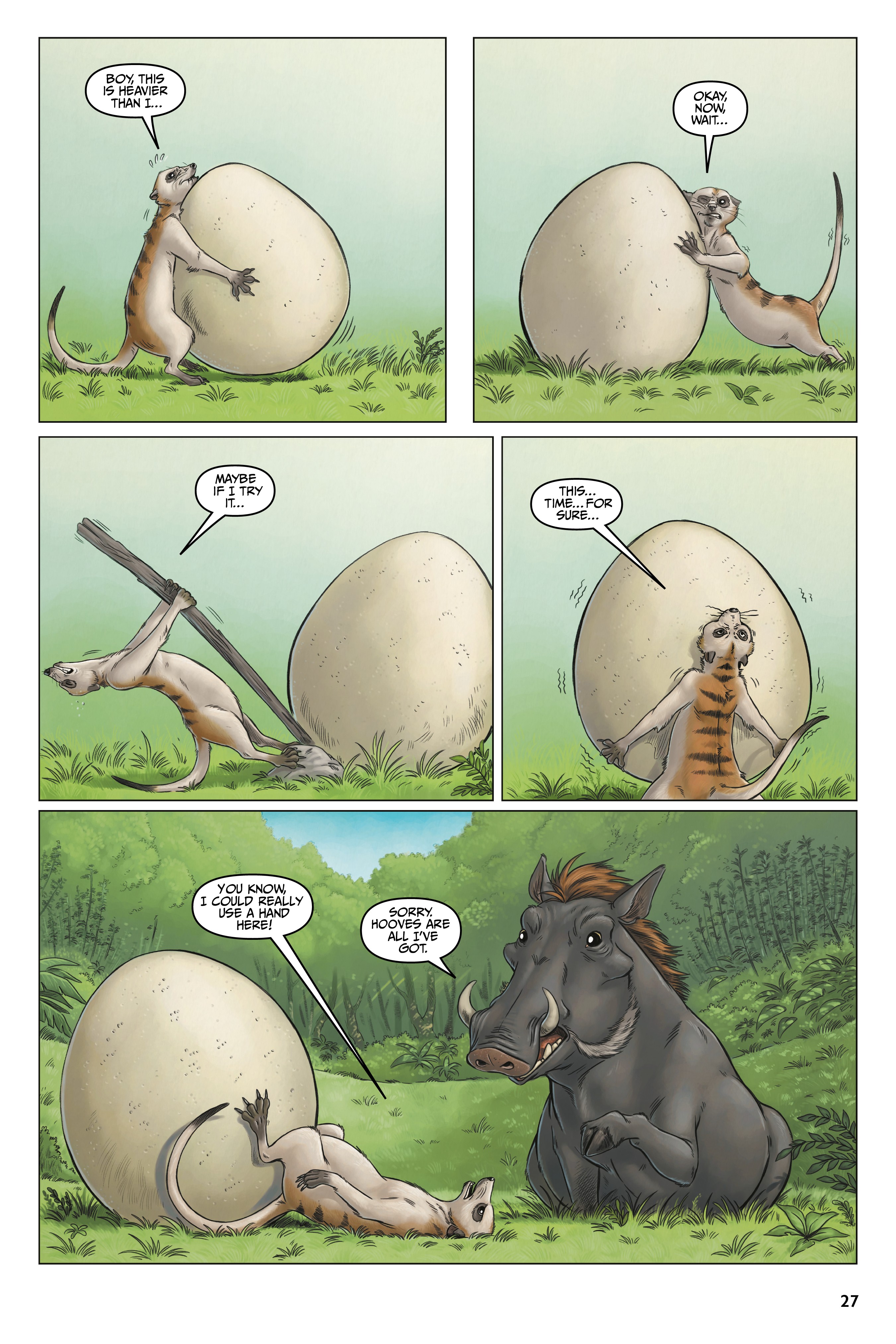 Read online Disney The Lion King: Wild Schemes and Catastrophes comic -  Issue # TPB - 28