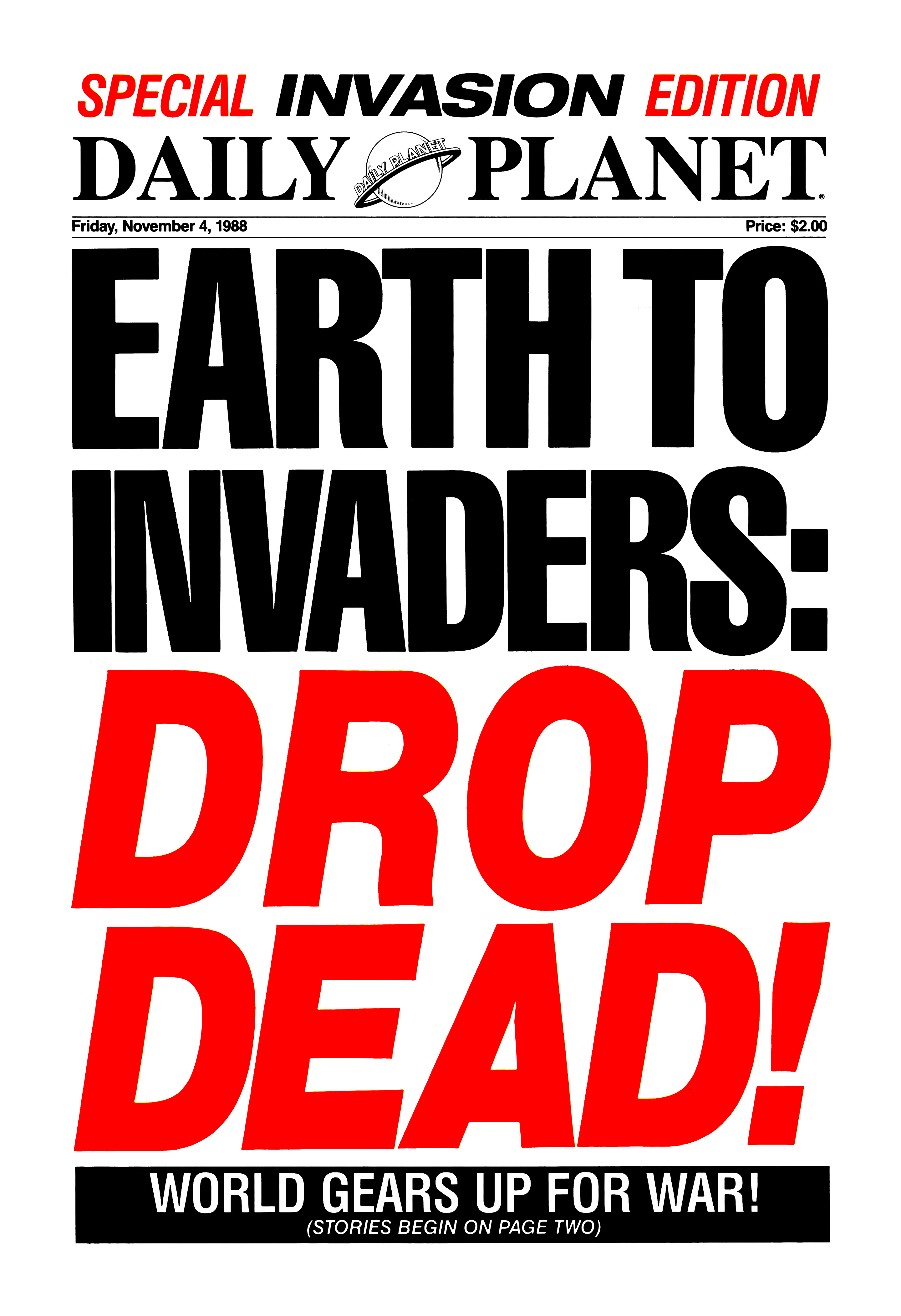 Read online Invasion! Special: Daily Planet comic -  Issue # Full - 2
