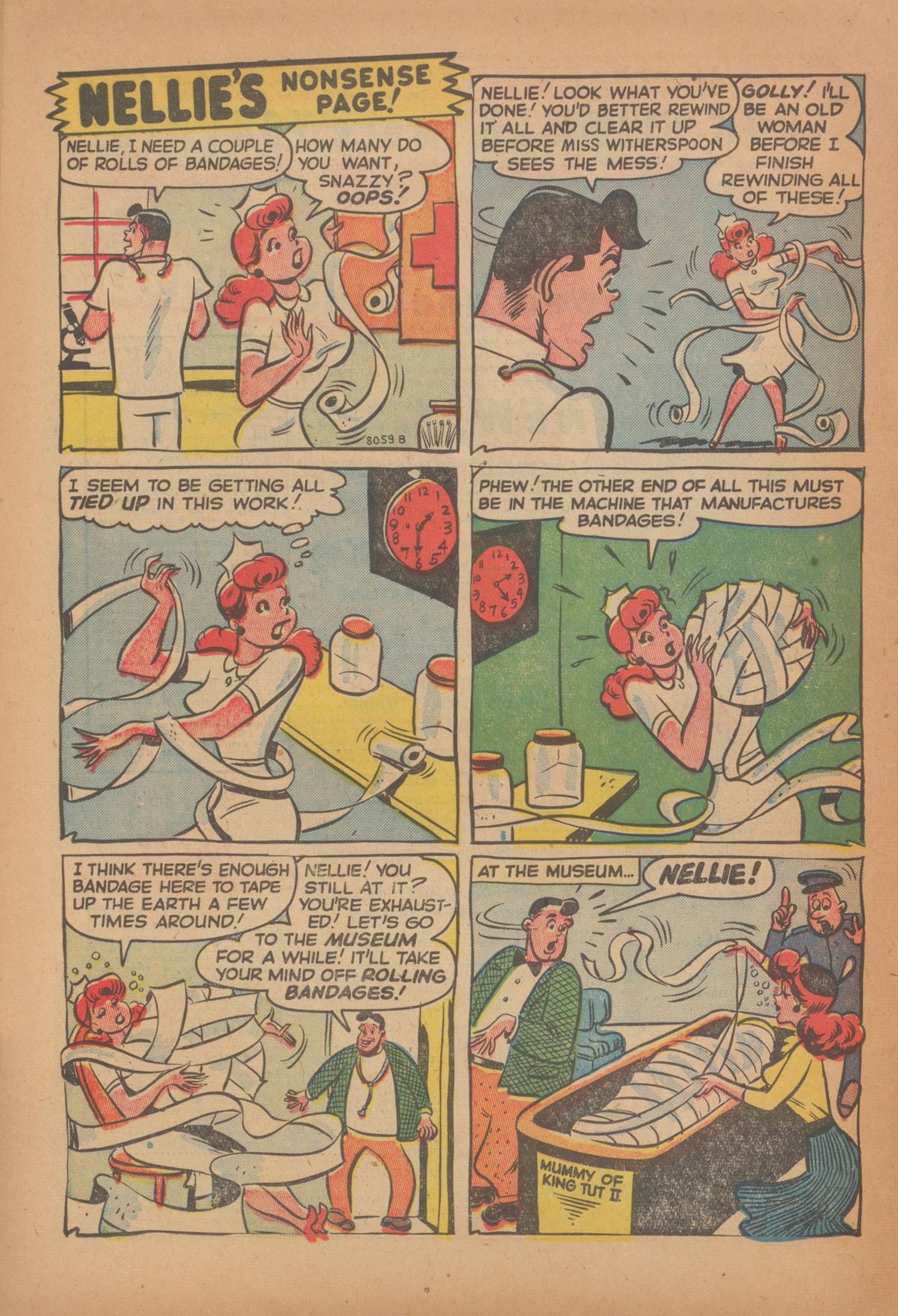 Read online Nellie The Nurse (1945) comic -  Issue #28 - 14