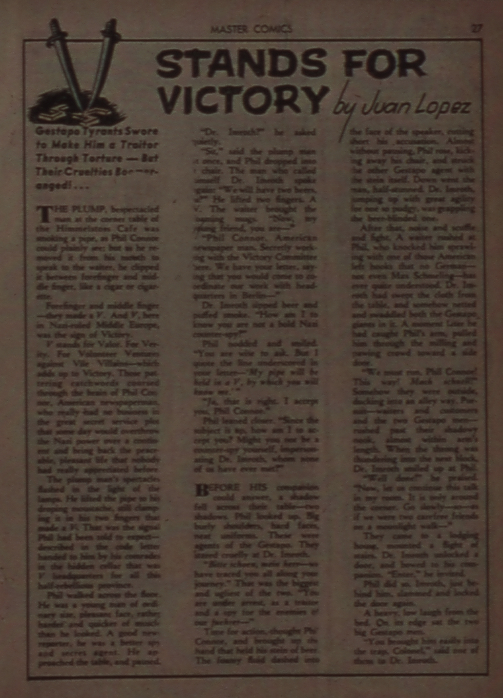 Read online Master Comics comic -  Issue #21 - 29
