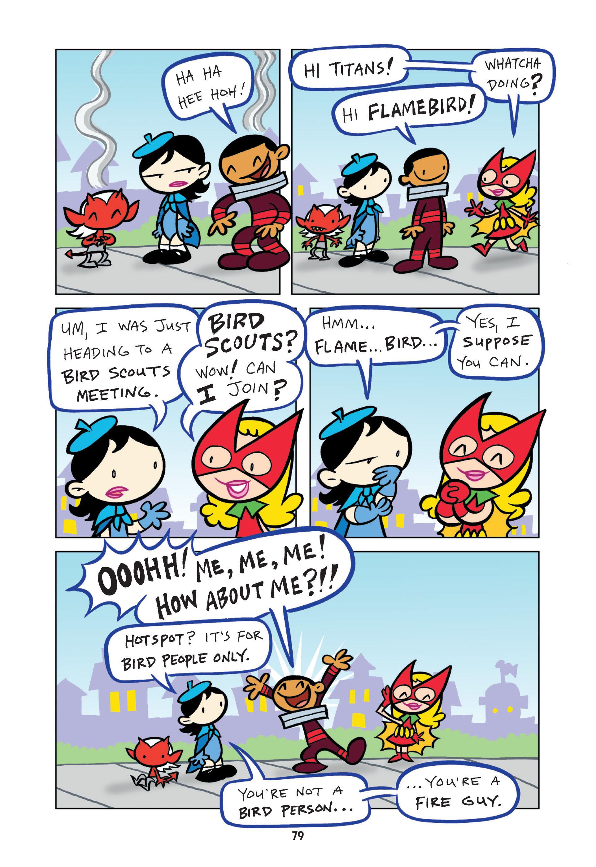 Read online Tiny Titans: Beast Boy & Raven comic -  Issue # TPB - 79