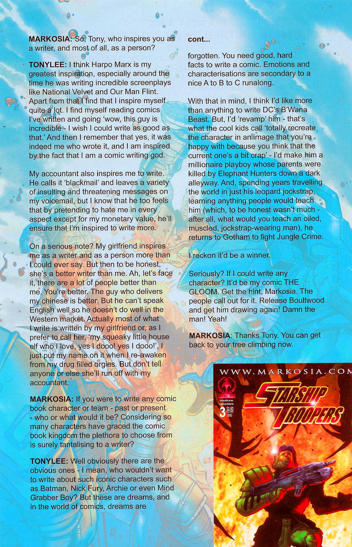 Read online Starship Troopers (2007) comic -  Issue #0 - 26