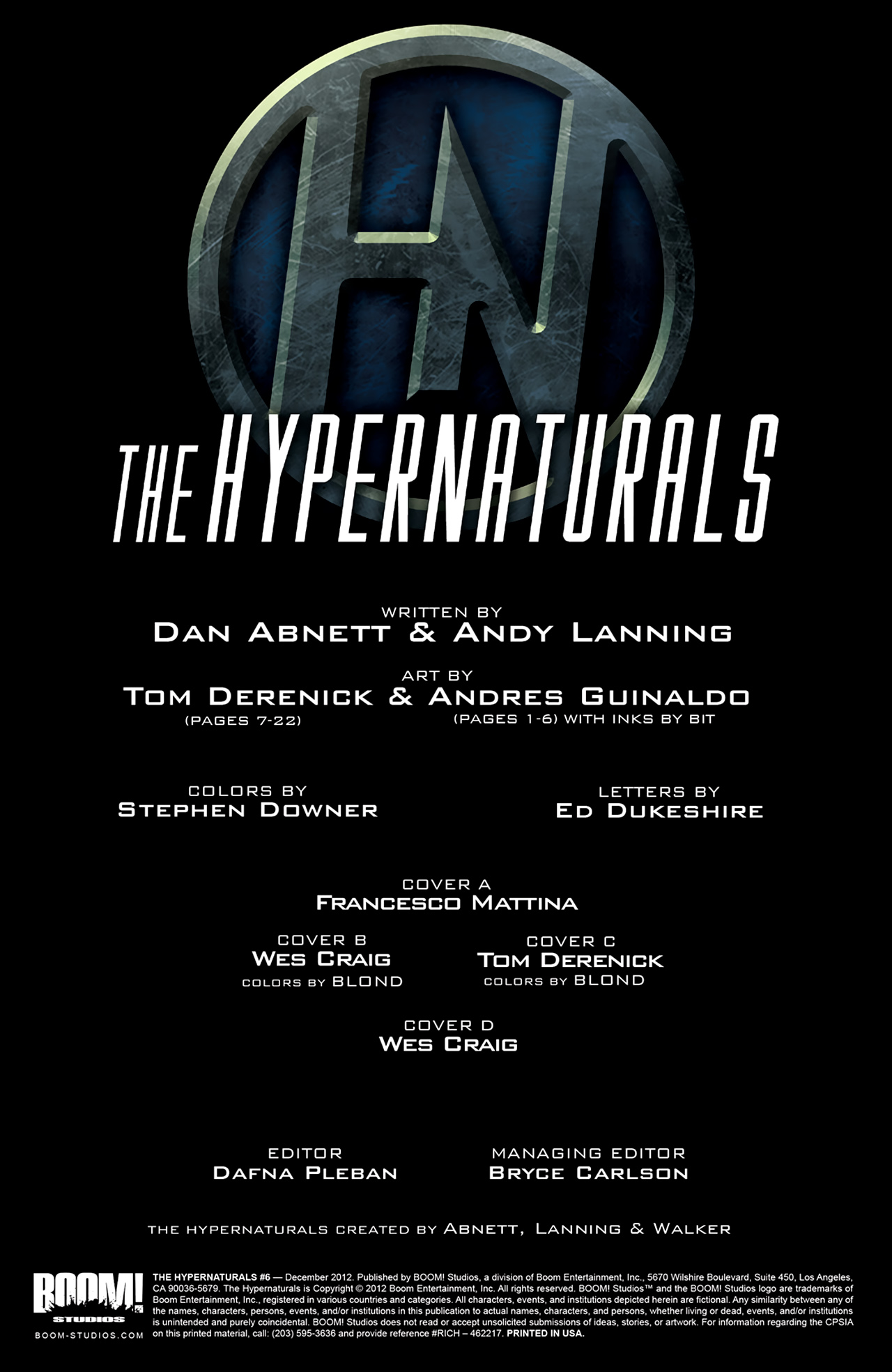 Read online The Hypernaturals comic -  Issue #6 - 3