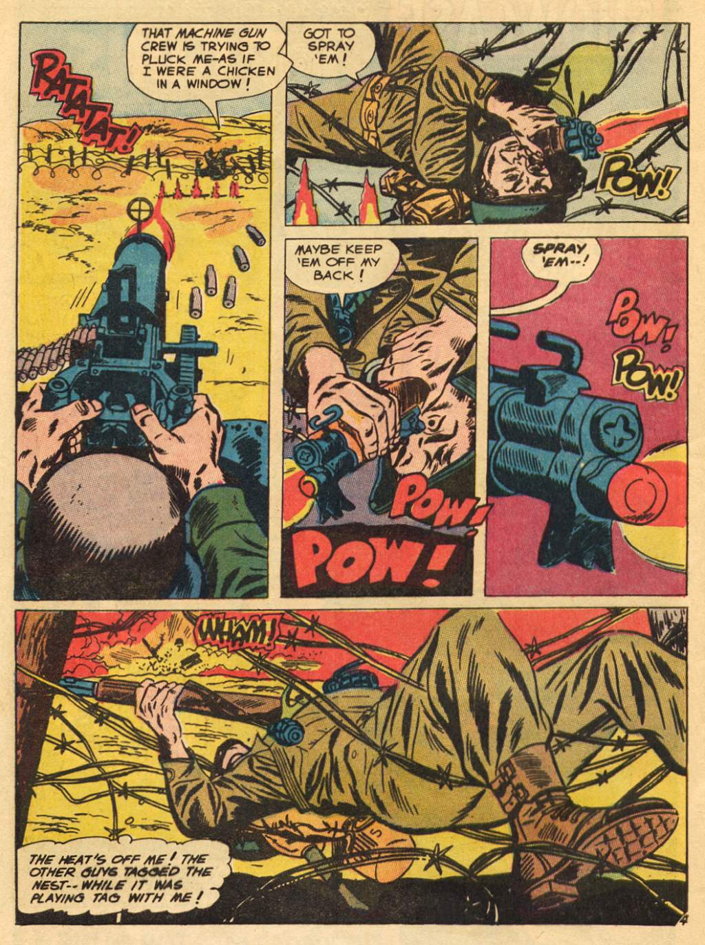 Read online Our Army at War (1952) comic -  Issue #188 - 28