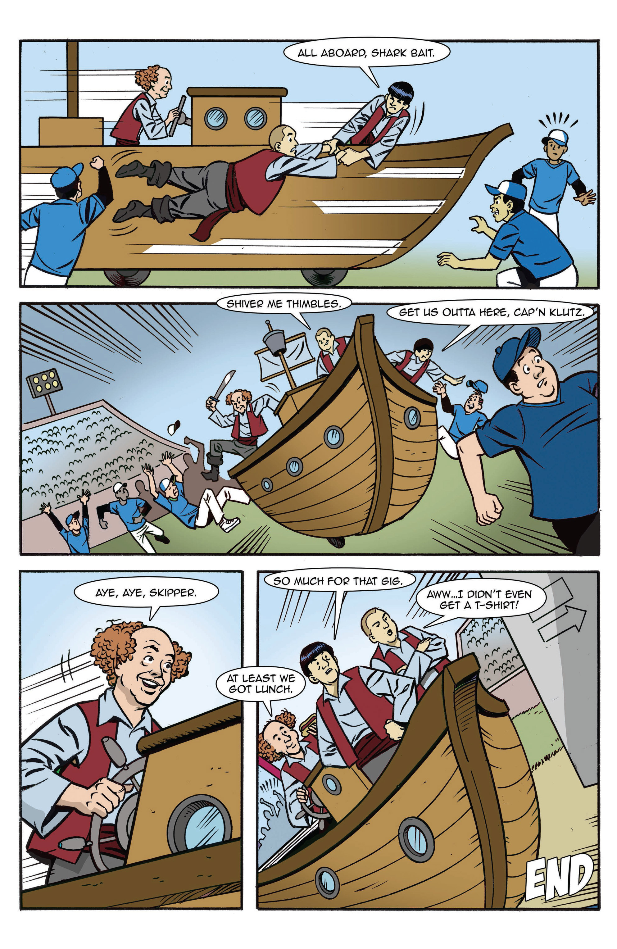 Read online The Three Stooges: The Boys Are Back comic -  Issue # Full - 10