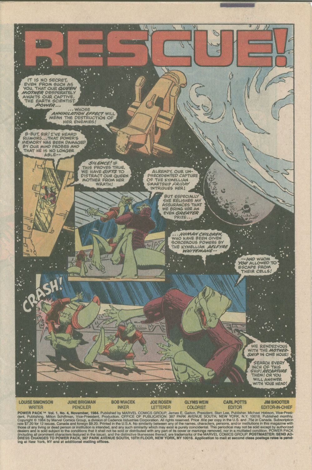 Read online Power Pack (1984) comic -  Issue #4 - 2