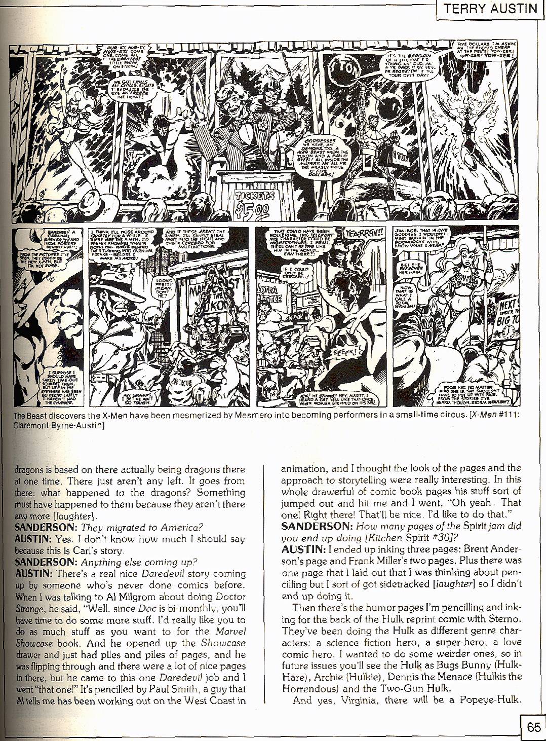 Read online The X-Men Companion comic -  Issue #2 - 65