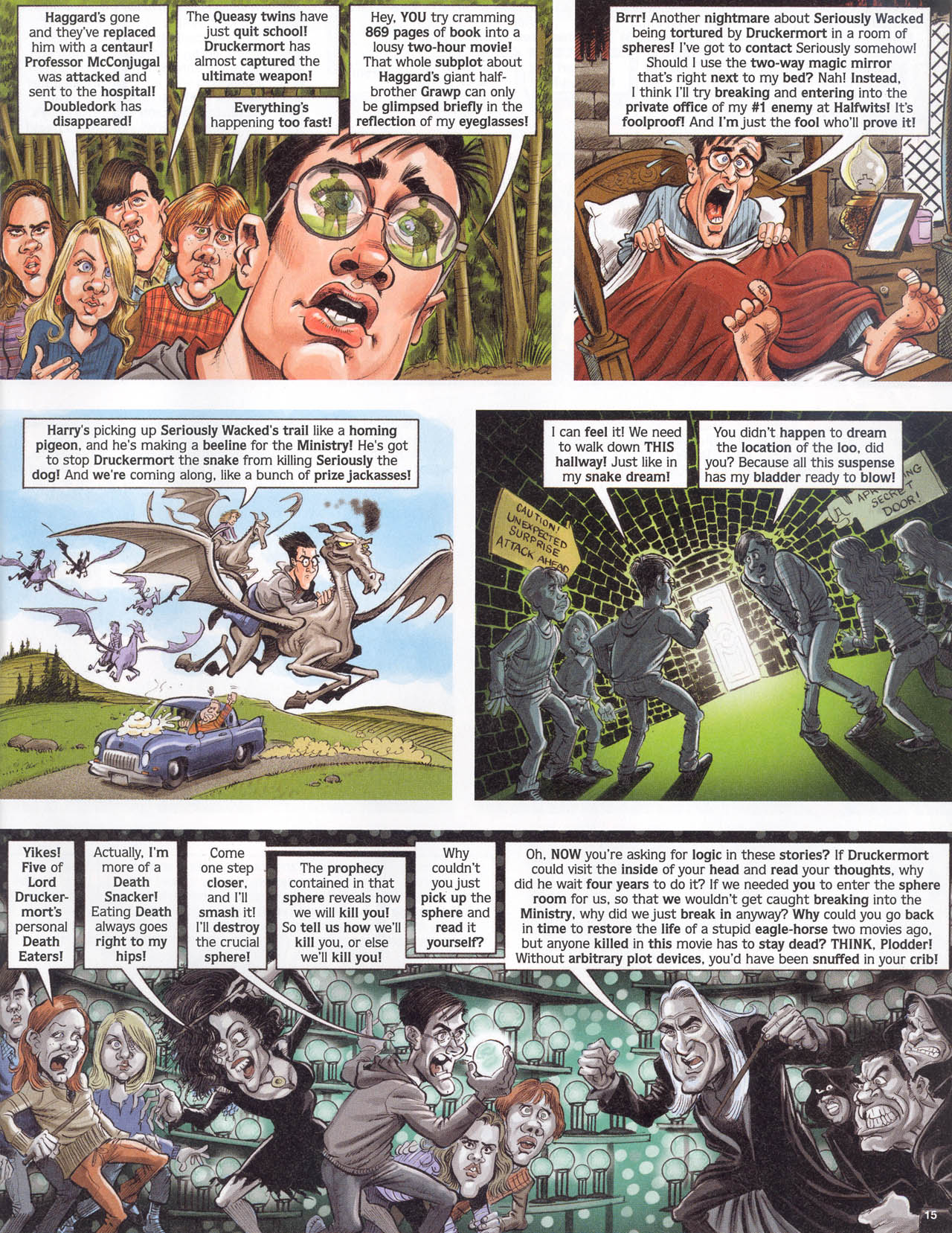 Read online MAD comic -  Issue #480 - 15