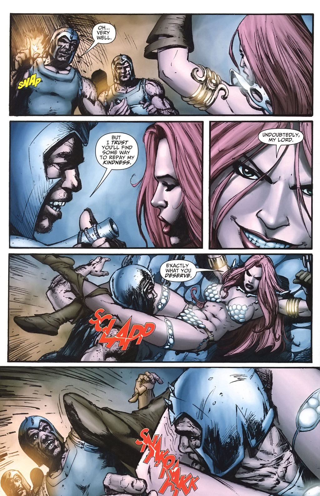Red Sonja / Claw The Unconquered: Devil's Hands issue TPB - Page 59