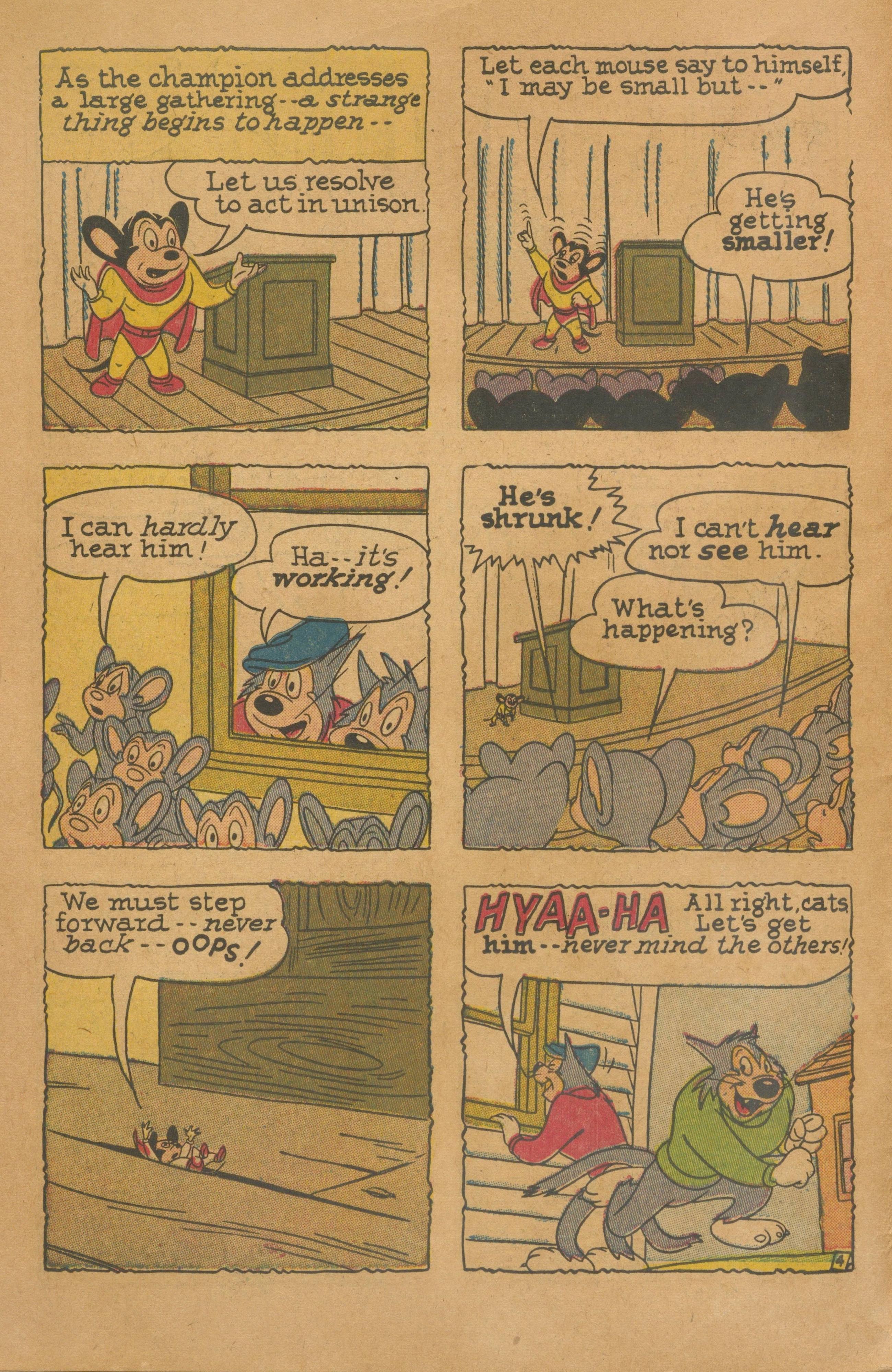 Read online Paul Terry's Mighty Mouse Comics comic -  Issue #70 - 6