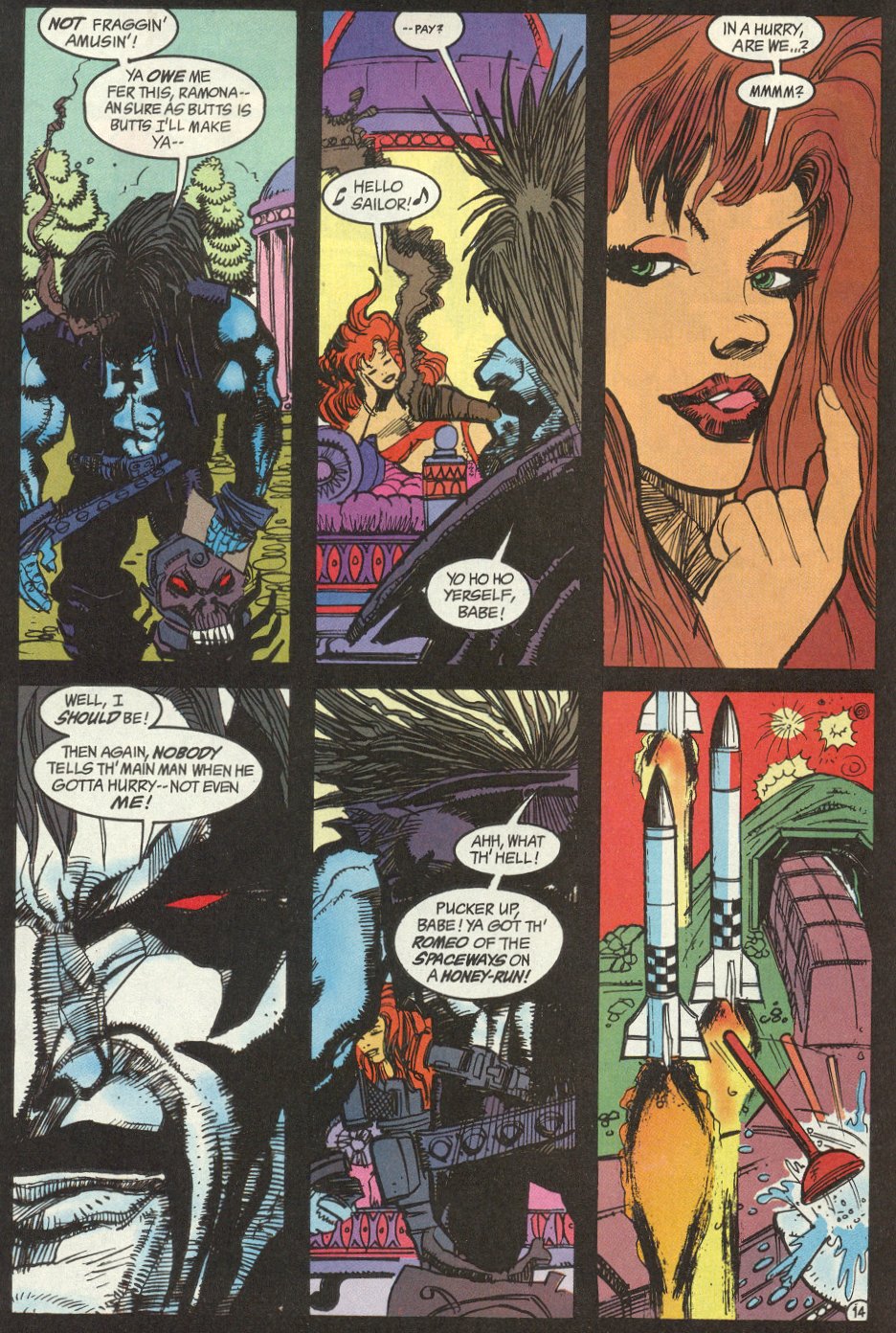 Read online Lobo: Blazing Chain of Love comic -  Issue # Full - 14