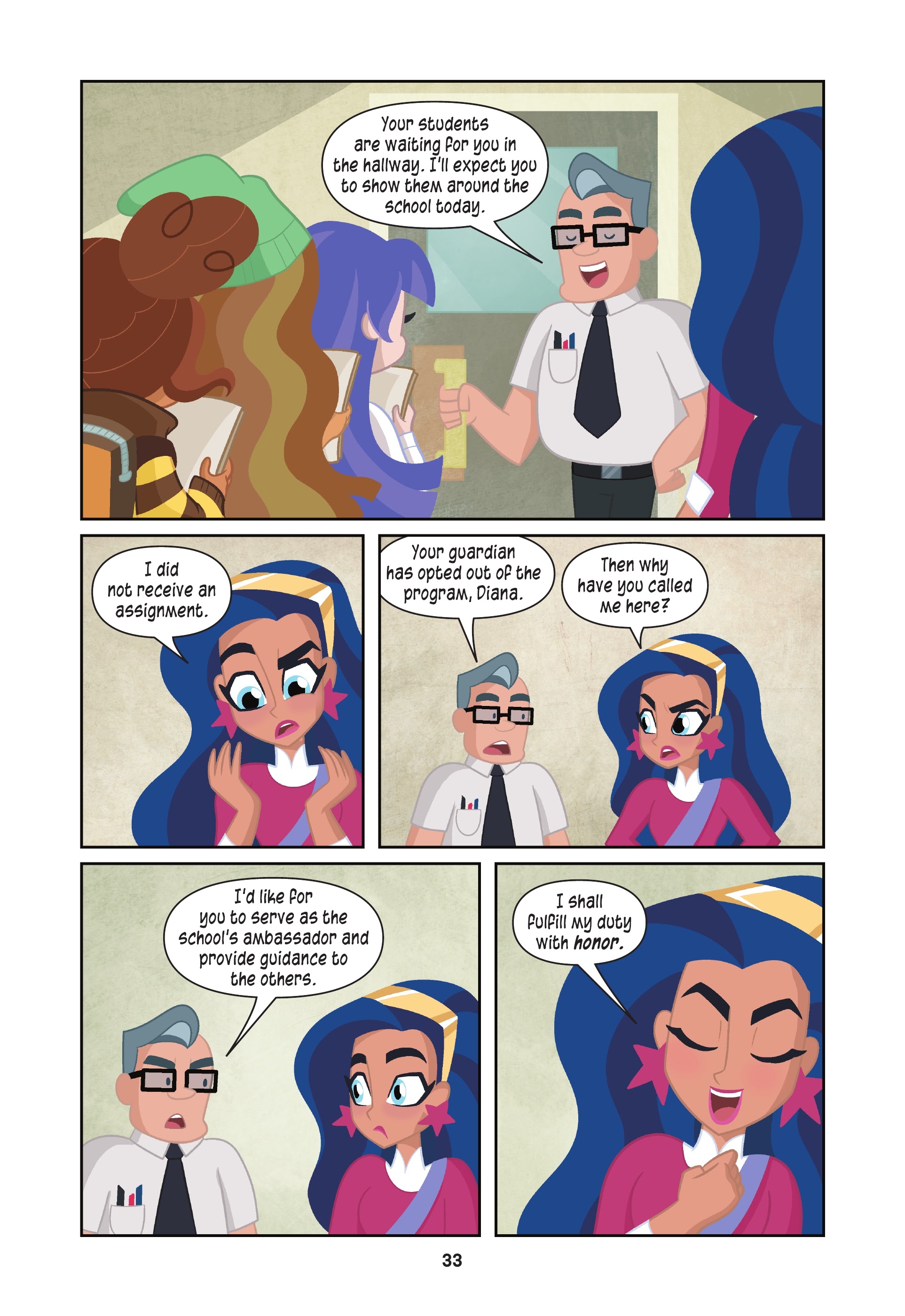 Read online Teen Titans Go!/DC Super Hero Girls: Exchange Students comic -  Issue # TPB (Part 1) - 32