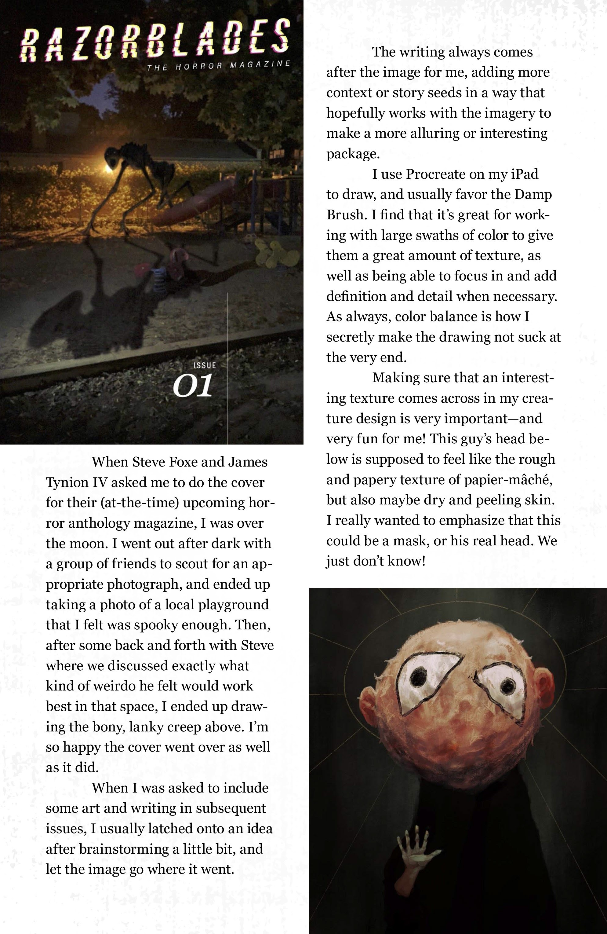 Read online Razorblades: The Horror Magazine comic -  Issue #5 - 52