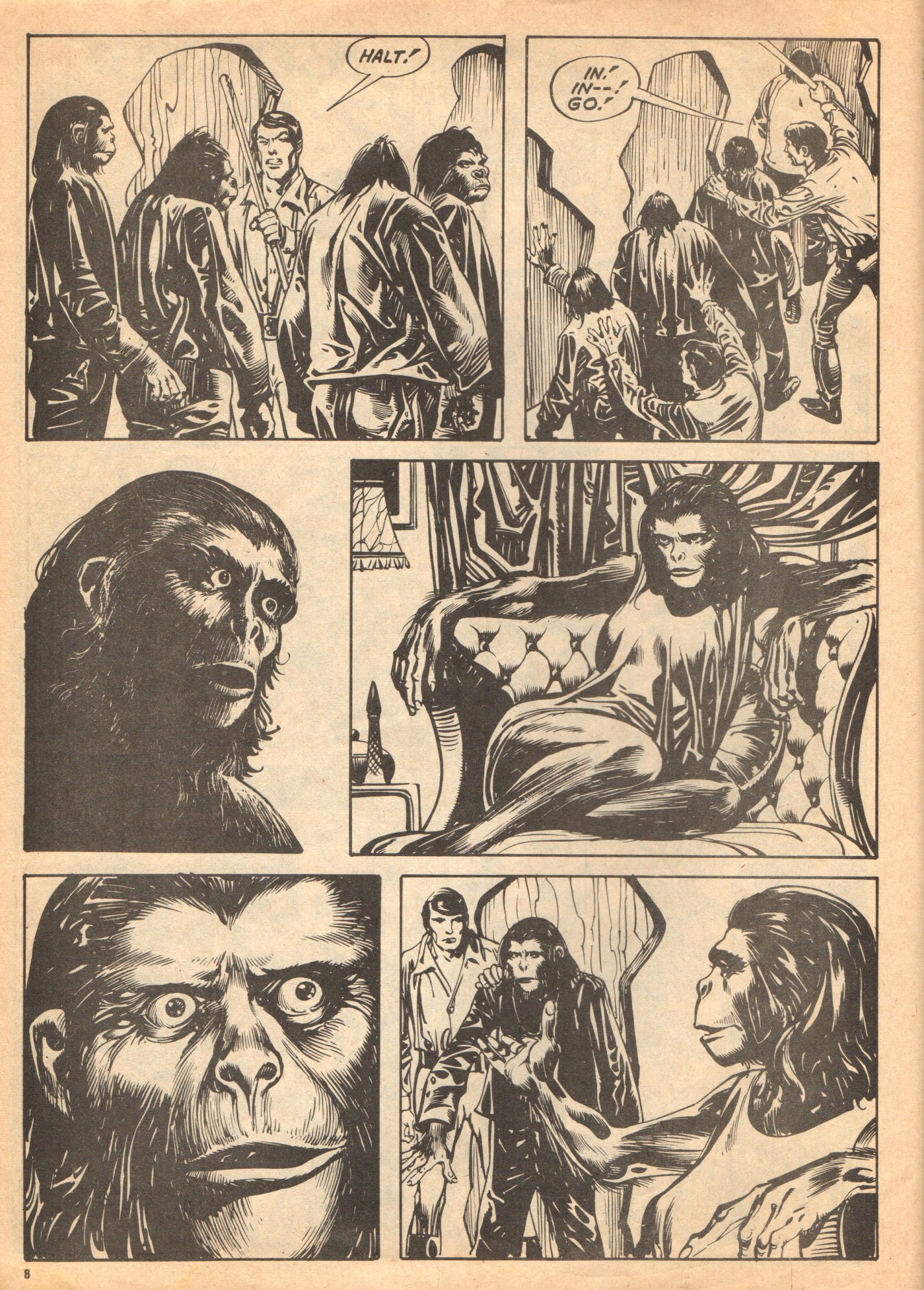 Read online Planet of the Apes (1974) comic -  Issue #67 - 8