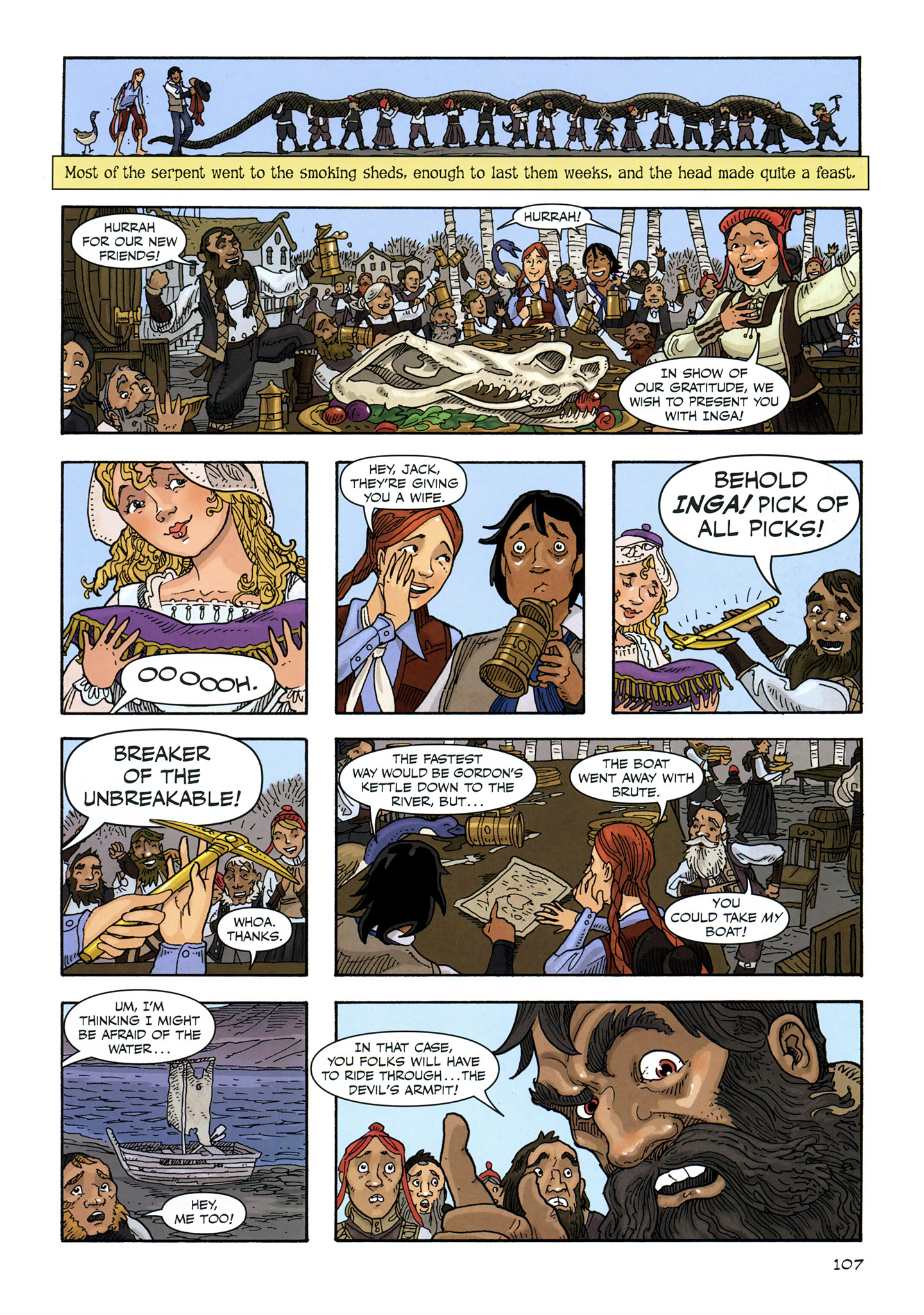 Read online Rapunzel's Revenge comic -  Issue # TPB - 109