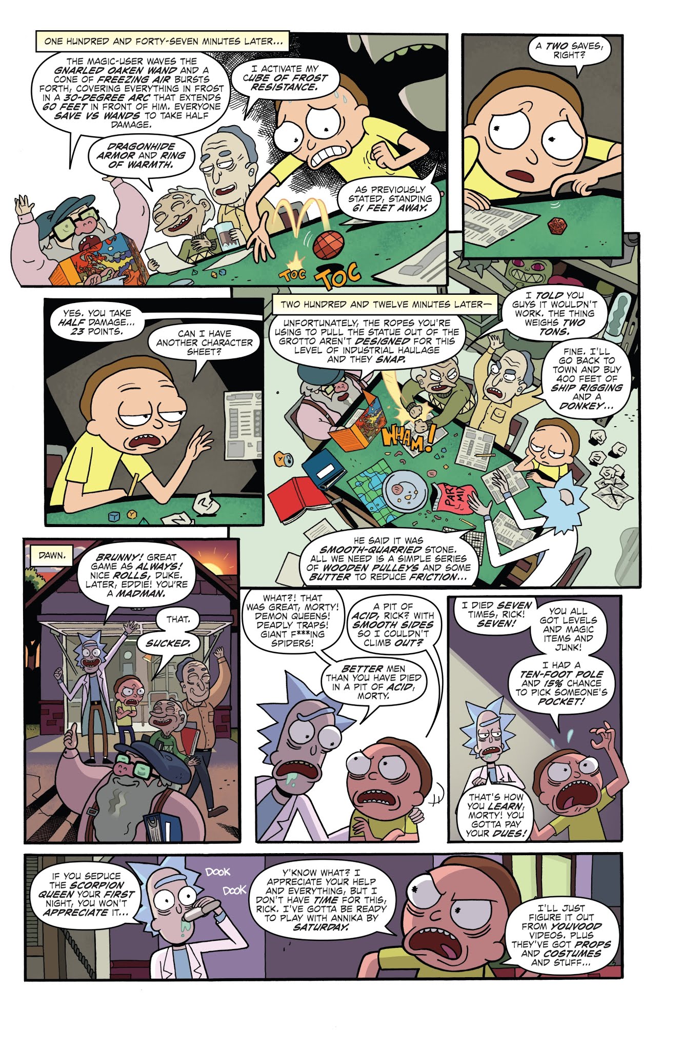 Read online Rick and Morty vs Dungeons & Dragons comic -  Issue #1 - 15