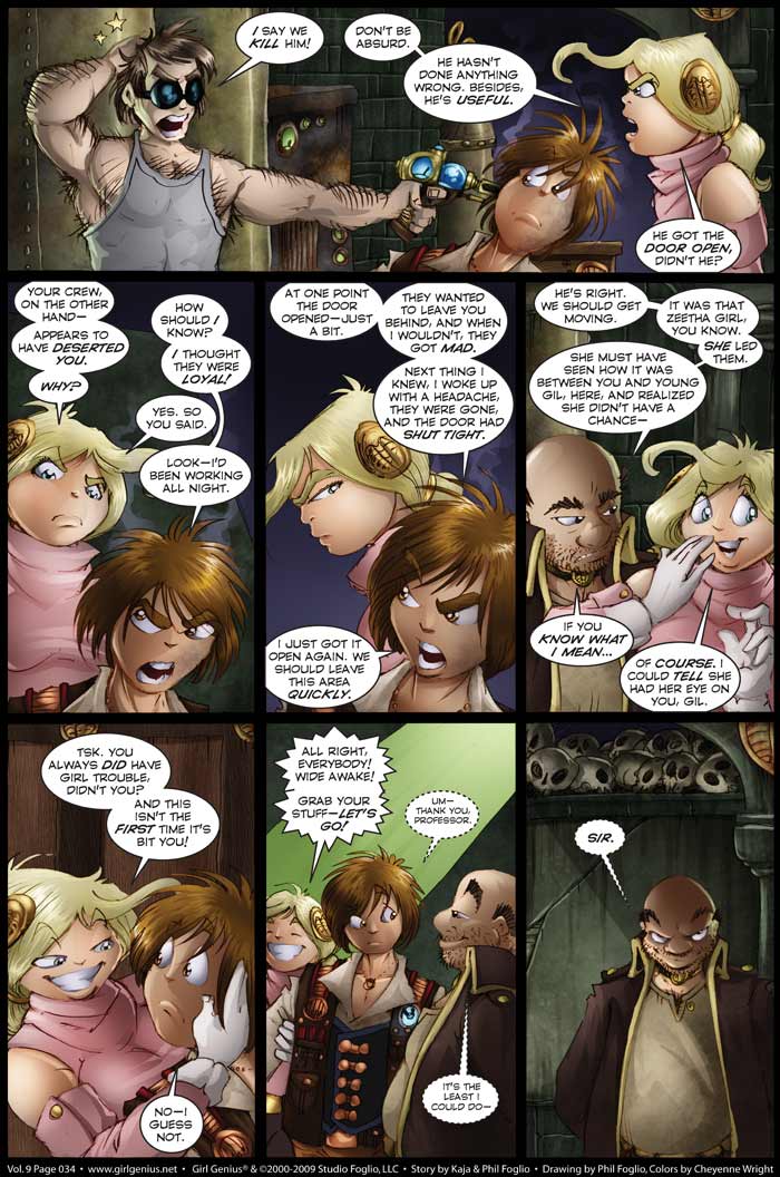 Read online Girl Genius (2002) comic -  Issue #9 - 35