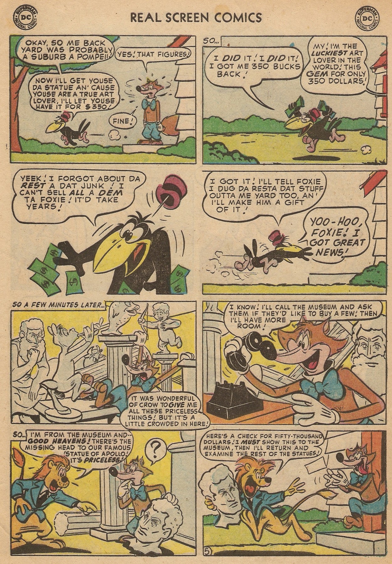 Read online Real Screen Comics comic -  Issue #54 - 33